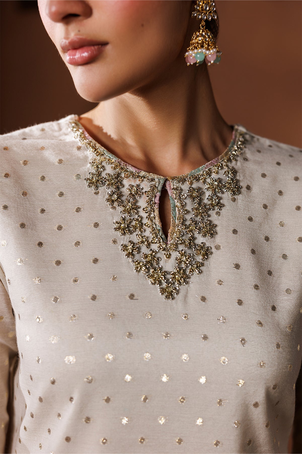 EMBROIDERED ZARRI CHIFFON UF-4435