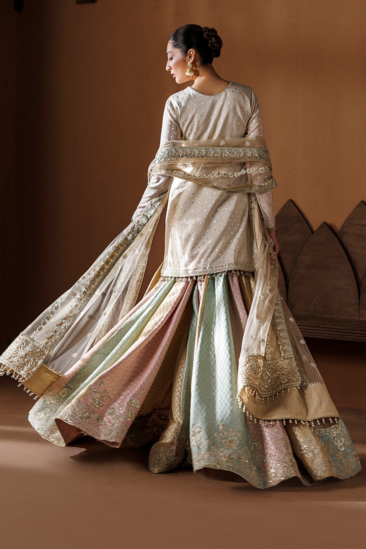 EMBROIDERED ZARRI CHIFFON UF-4435