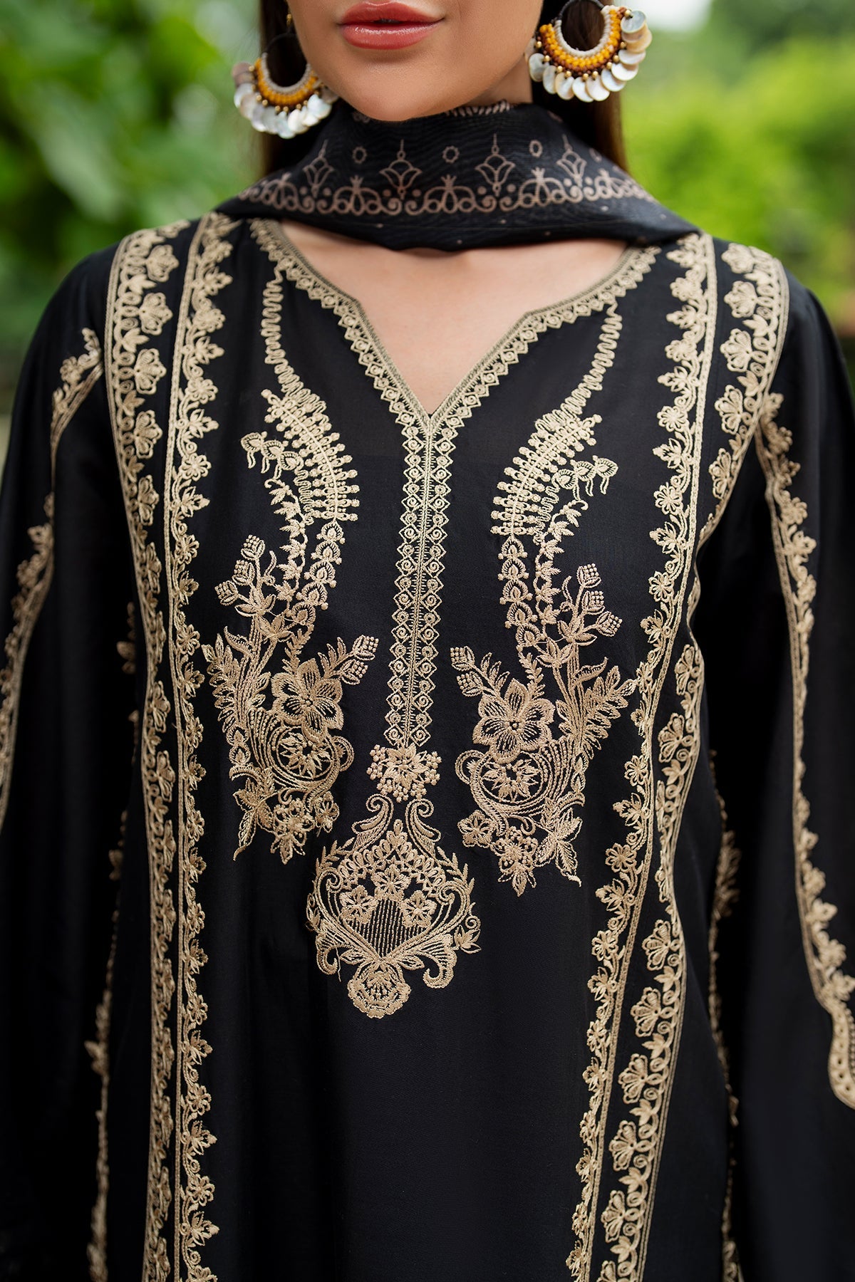 EMBROIDERED LAWN SF-4201