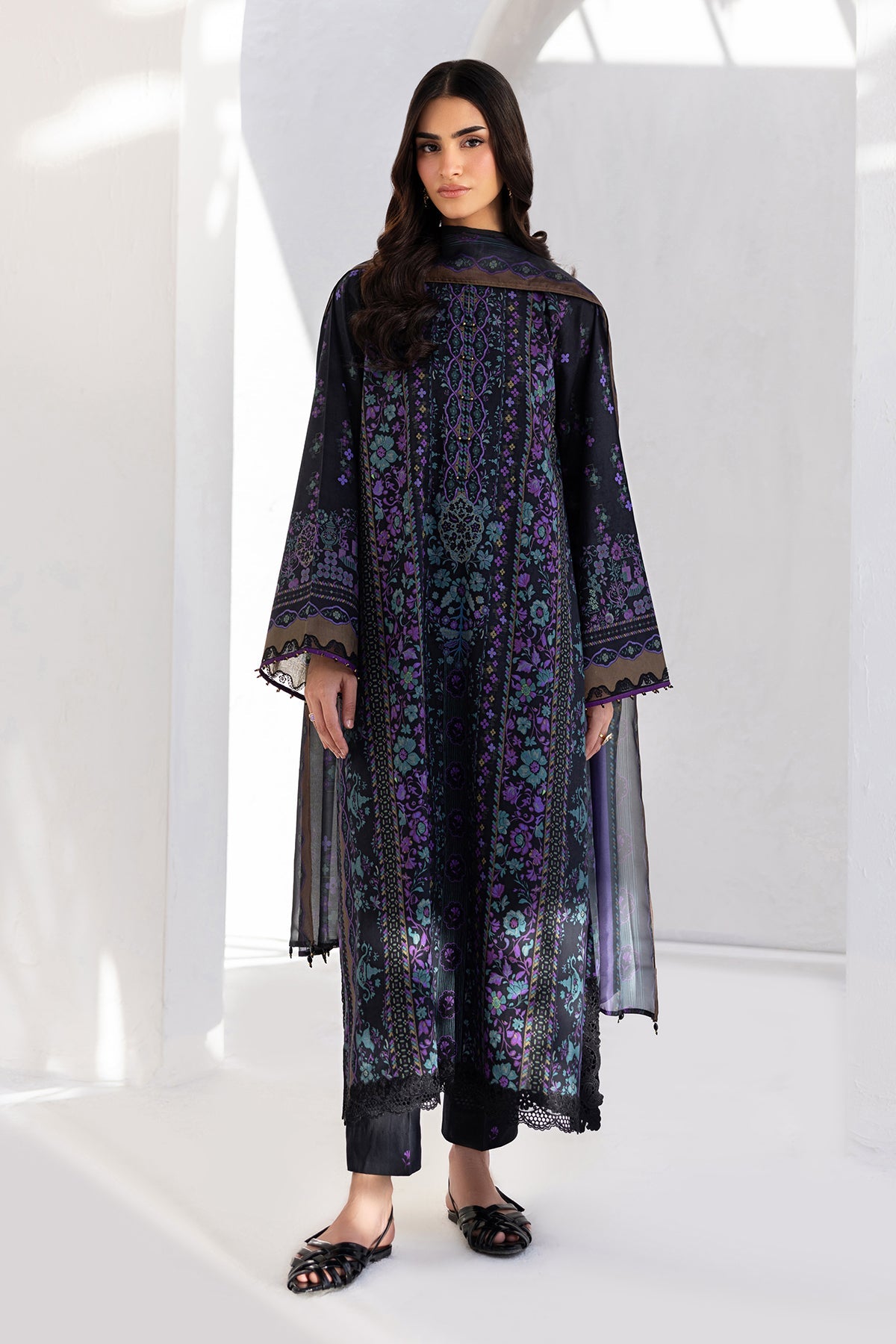 EMBROIDERED LAWN SF-4453
