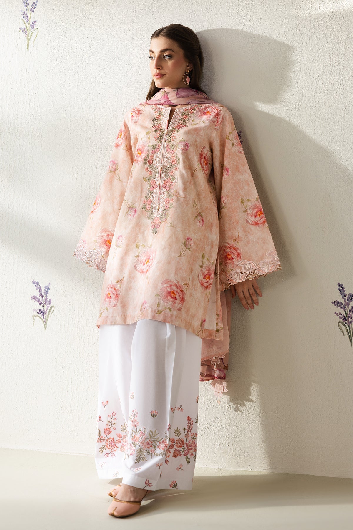 EMBROIDERED LAWN SF-4427