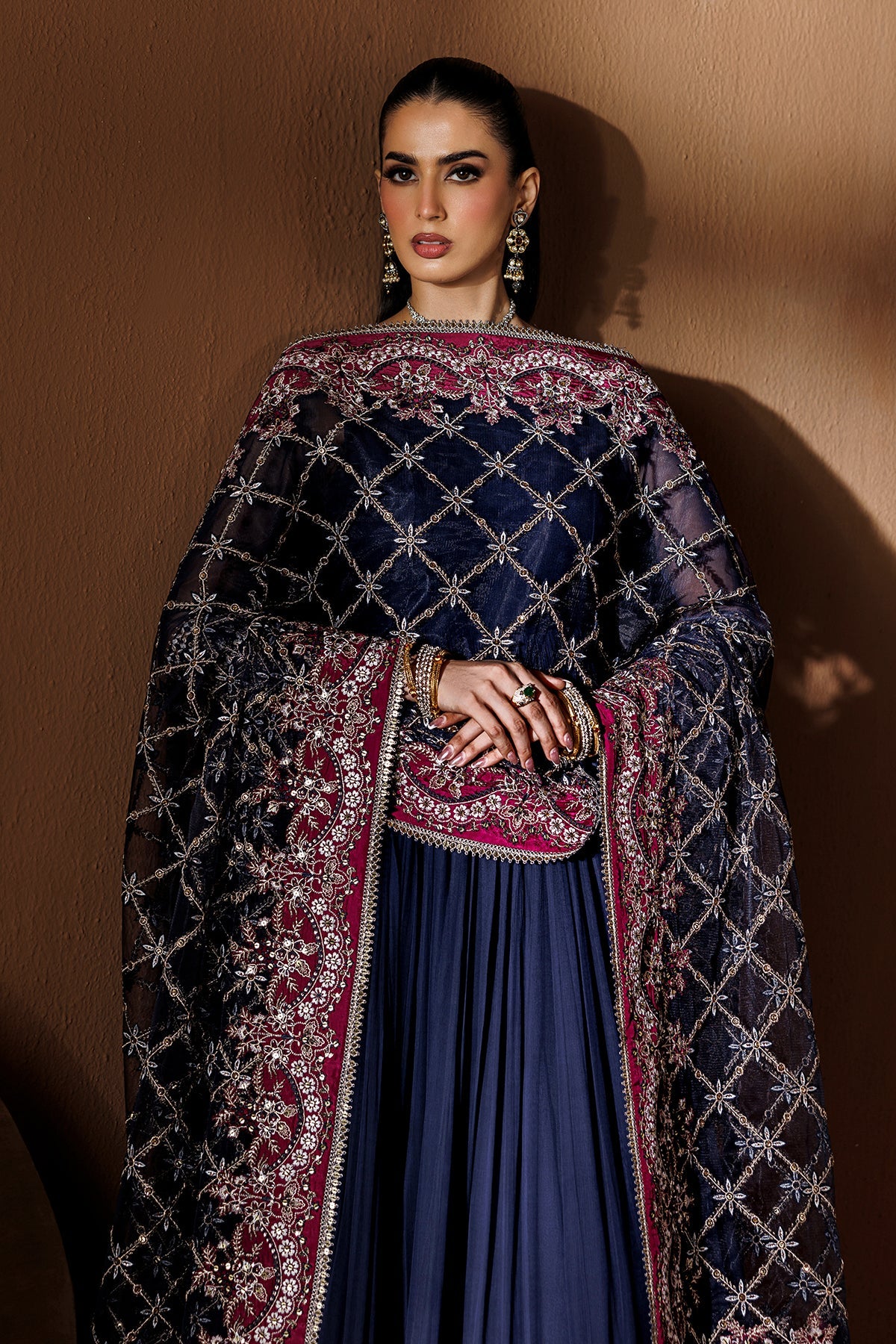 EMBROIDERED CHIFFON PR-1283