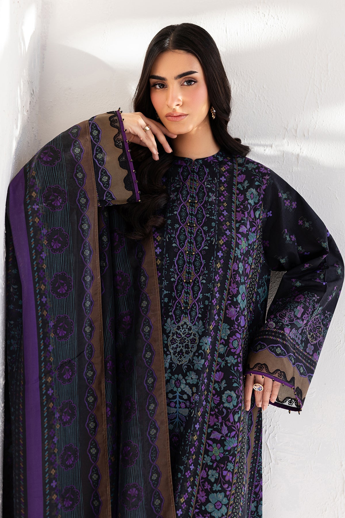 EMBROIDERED LAWN SF-4453