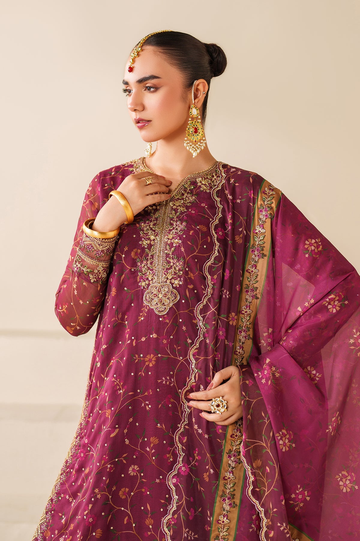 EMBROIDERED CHIFFON SF-4277