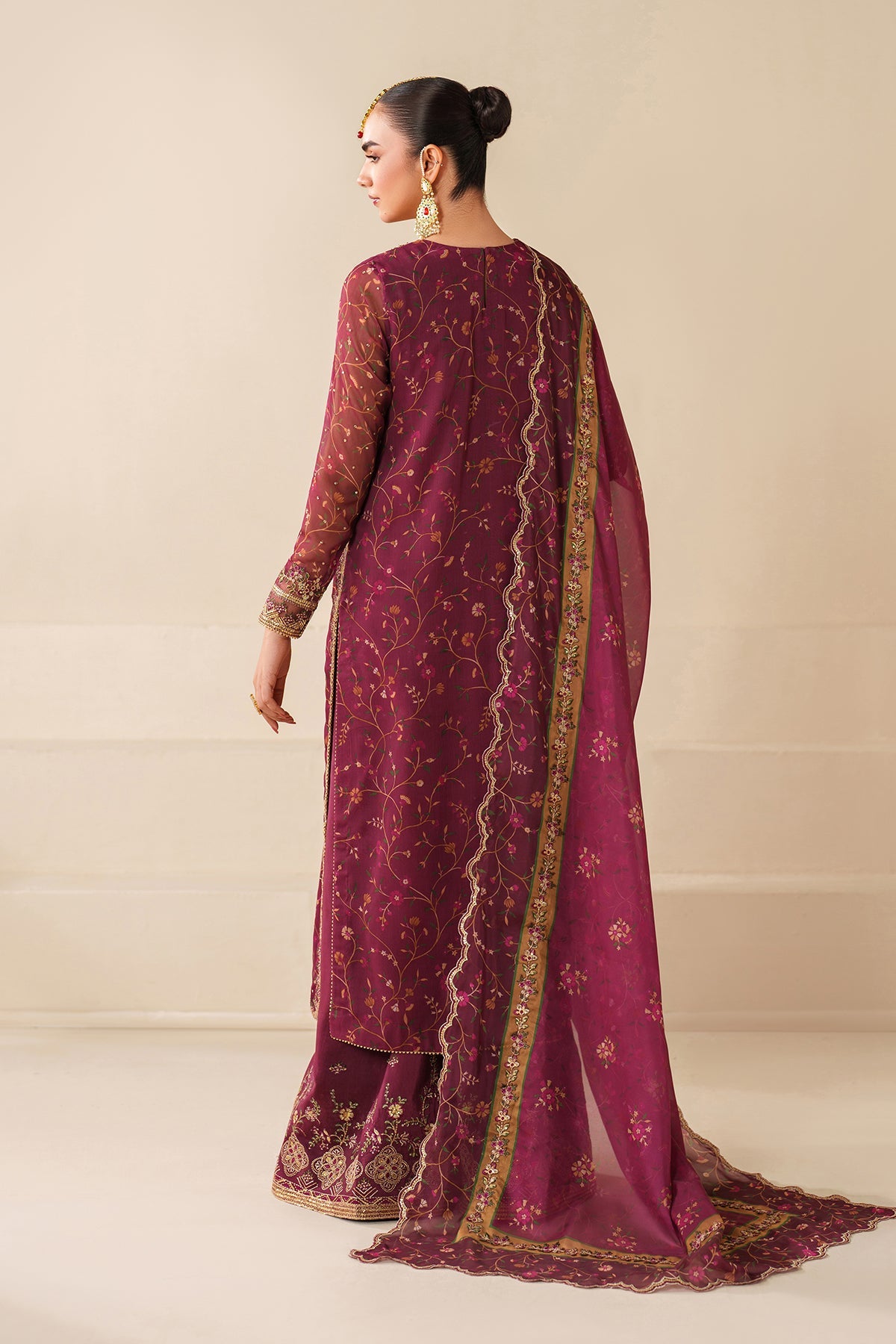 EMBROIDERED CHIFFON SF-4277