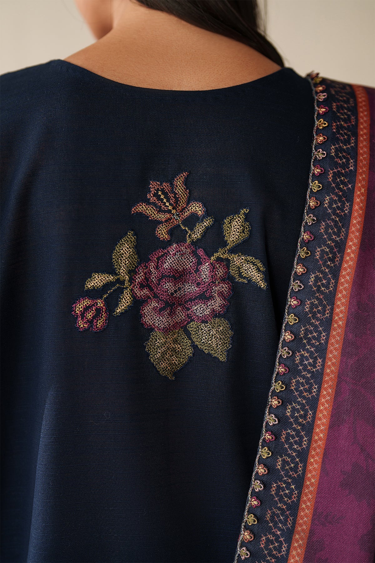 EMBROIDERED KHADDAR UF-4350