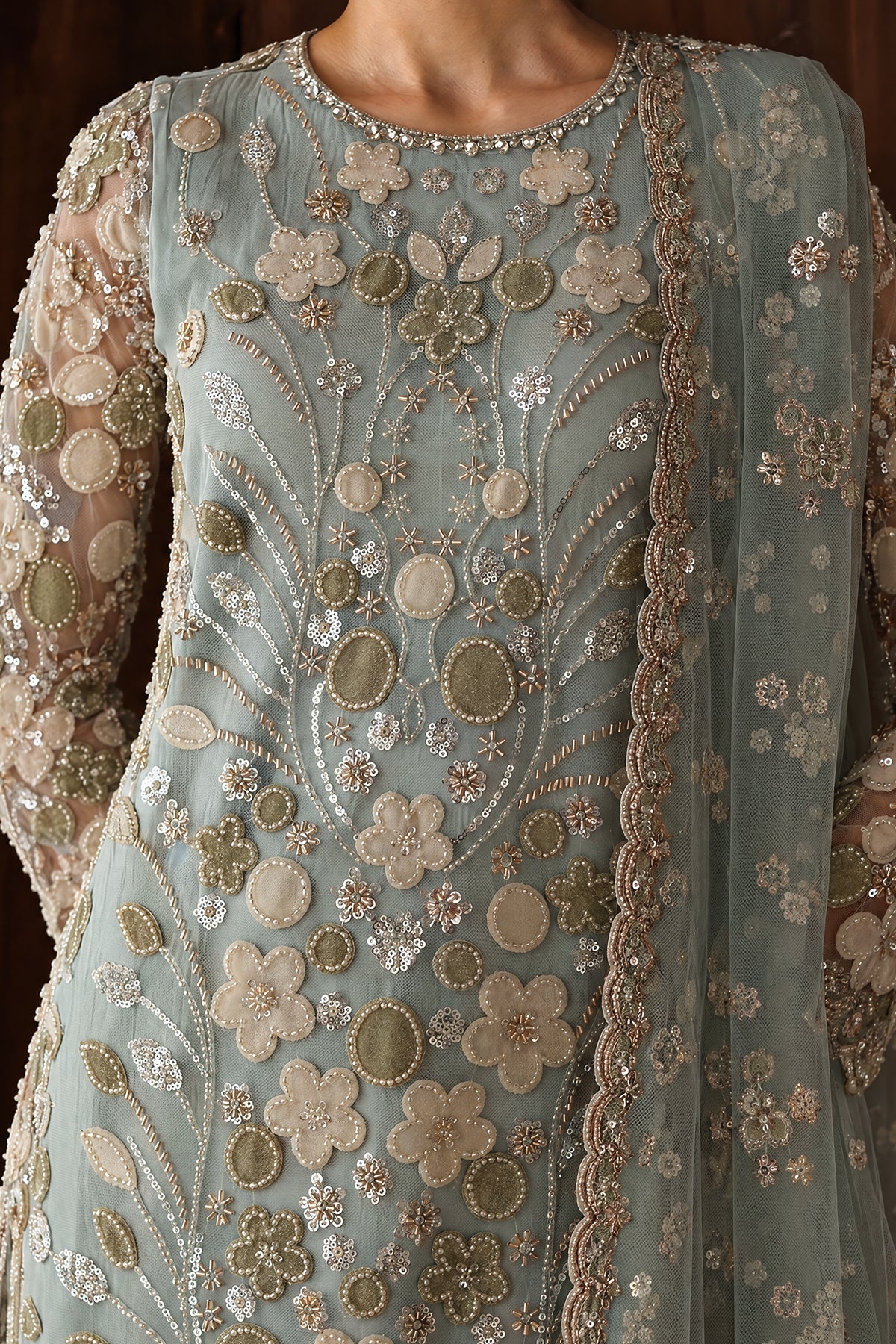 EMBELLISHED NET UF-4640