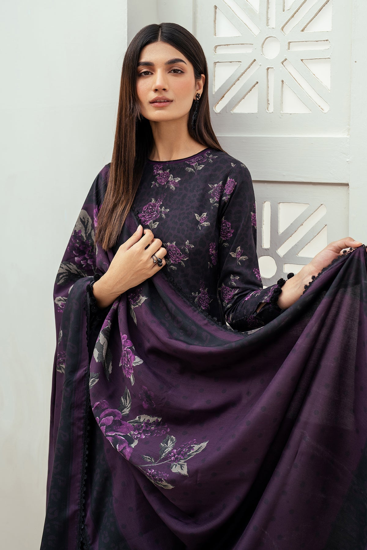 PRINTED KHADDAR SF-4016