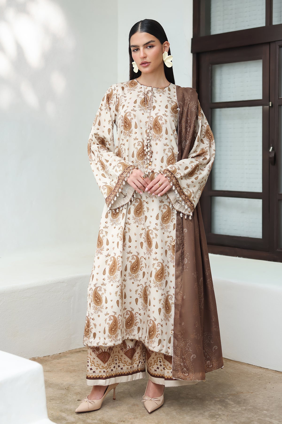 EMBRIODERED VISCOSE SILK SF-4612