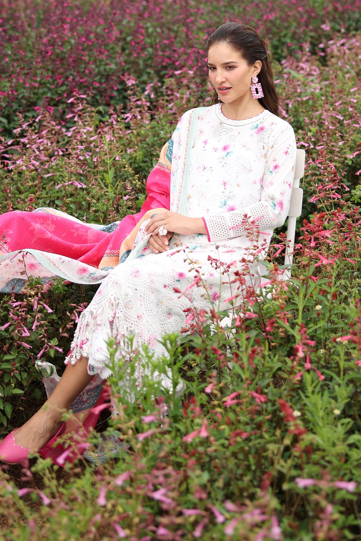 EMBROIDERED LAWN SF-4237