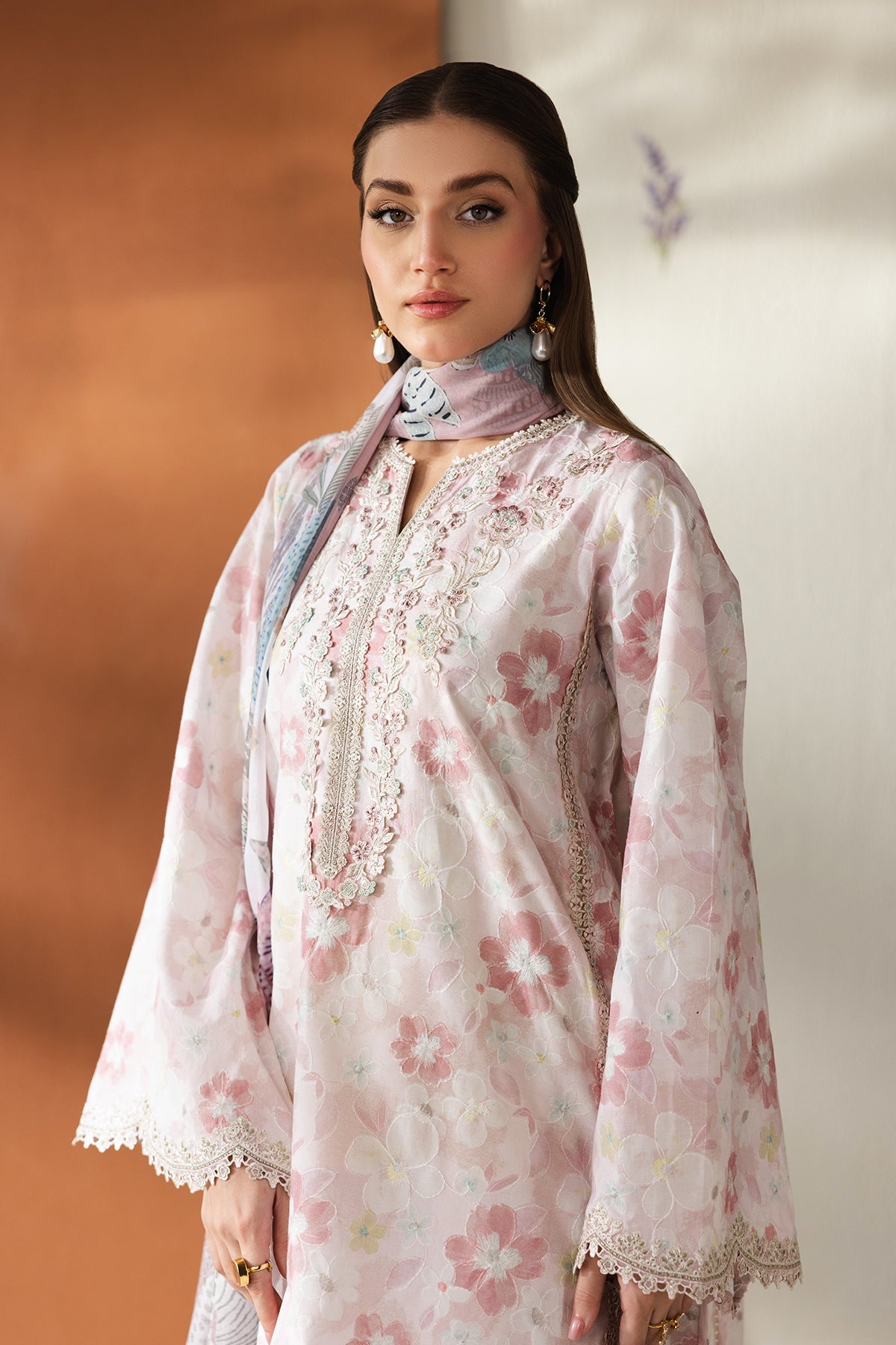 EMBROIDERED LAWN SF-4428