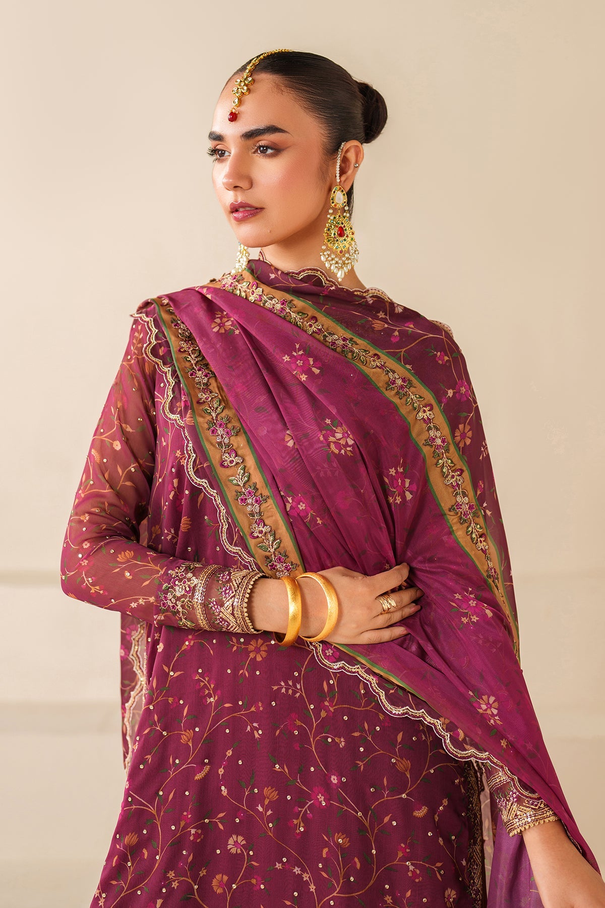 EMBROIDERED CHIFFON SF-4277