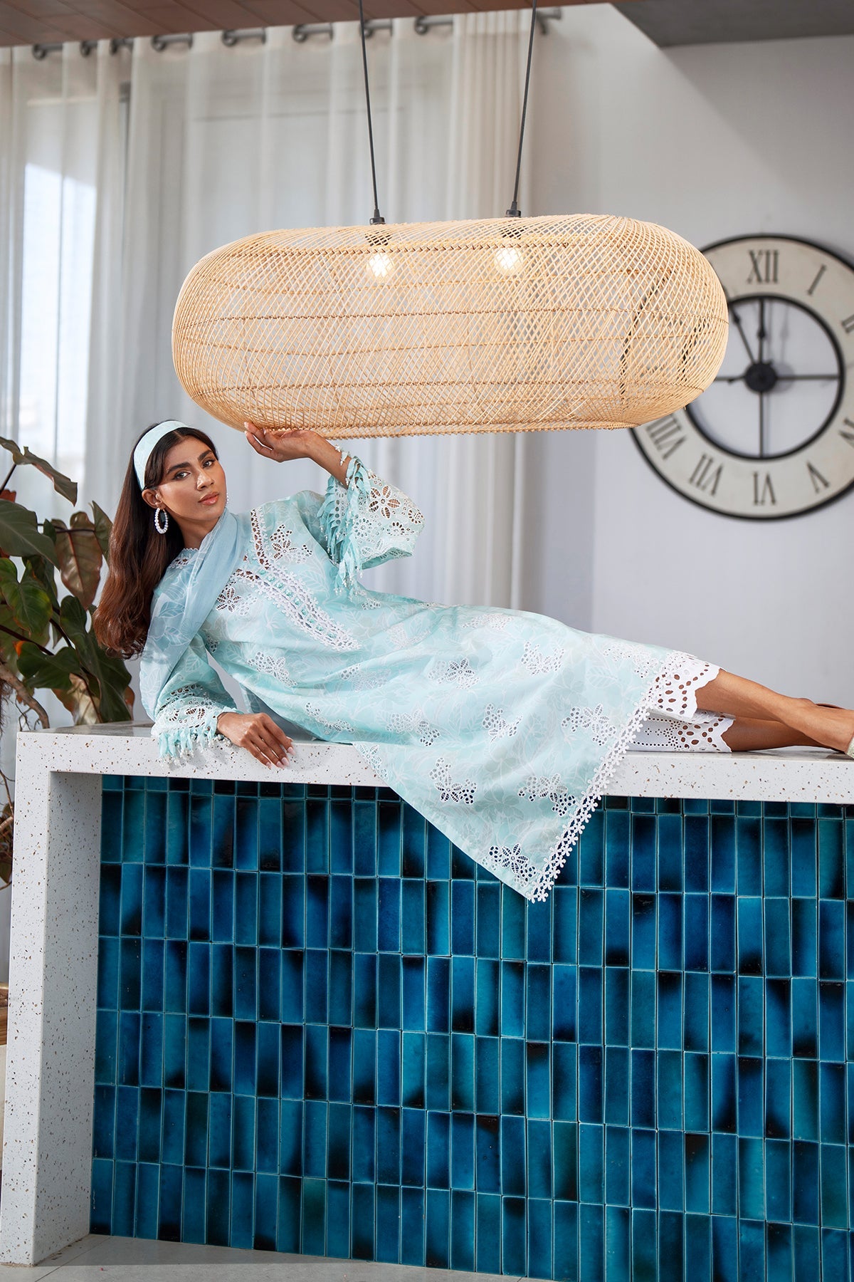 EMBROIDERED PRINTED LAWN SF-4074