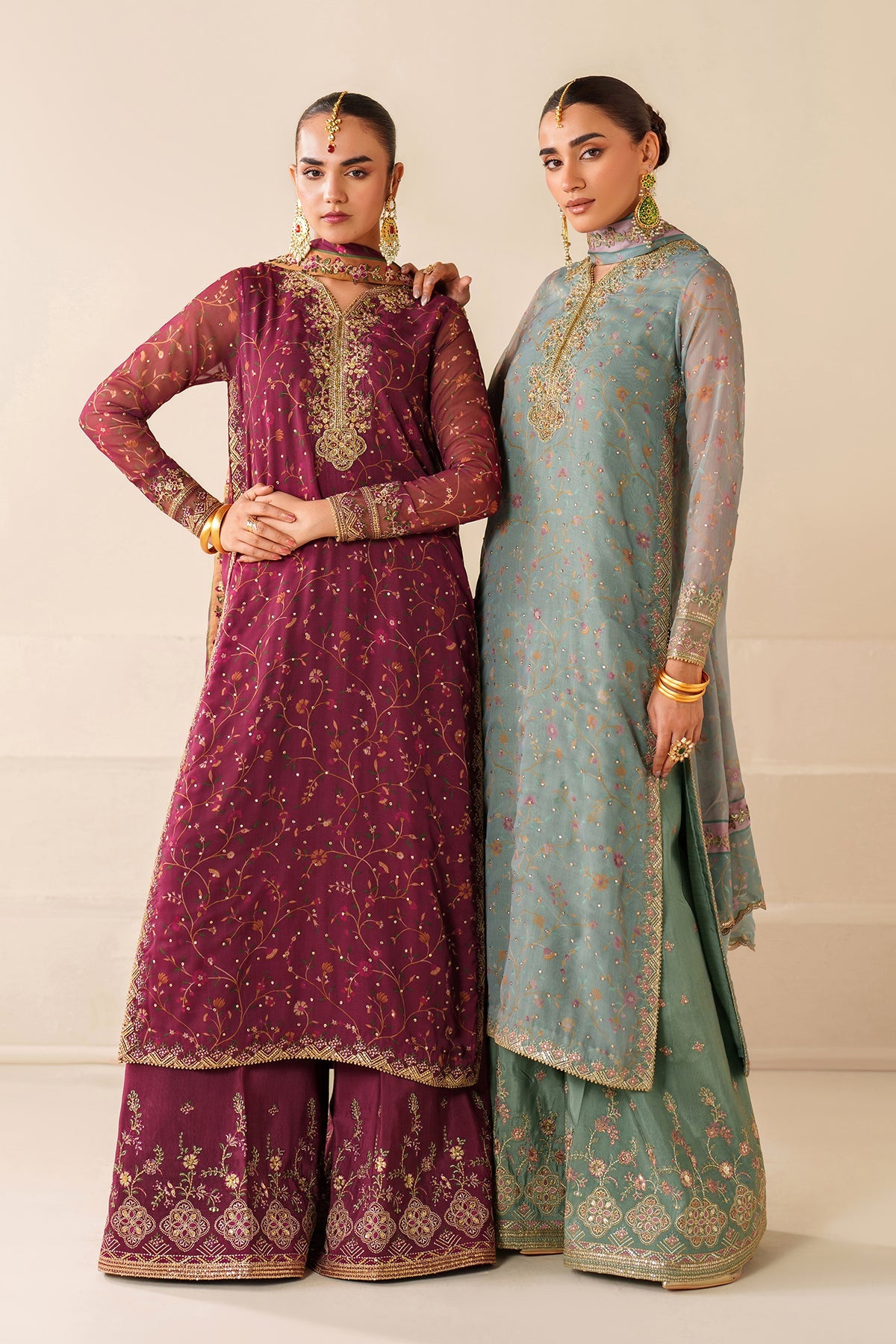 EMBROIDERED CHIFFON SF-4277