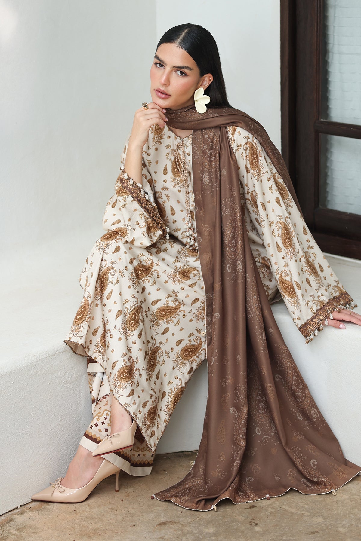 EMBRIODERED VISCOSE SILK SF-4612