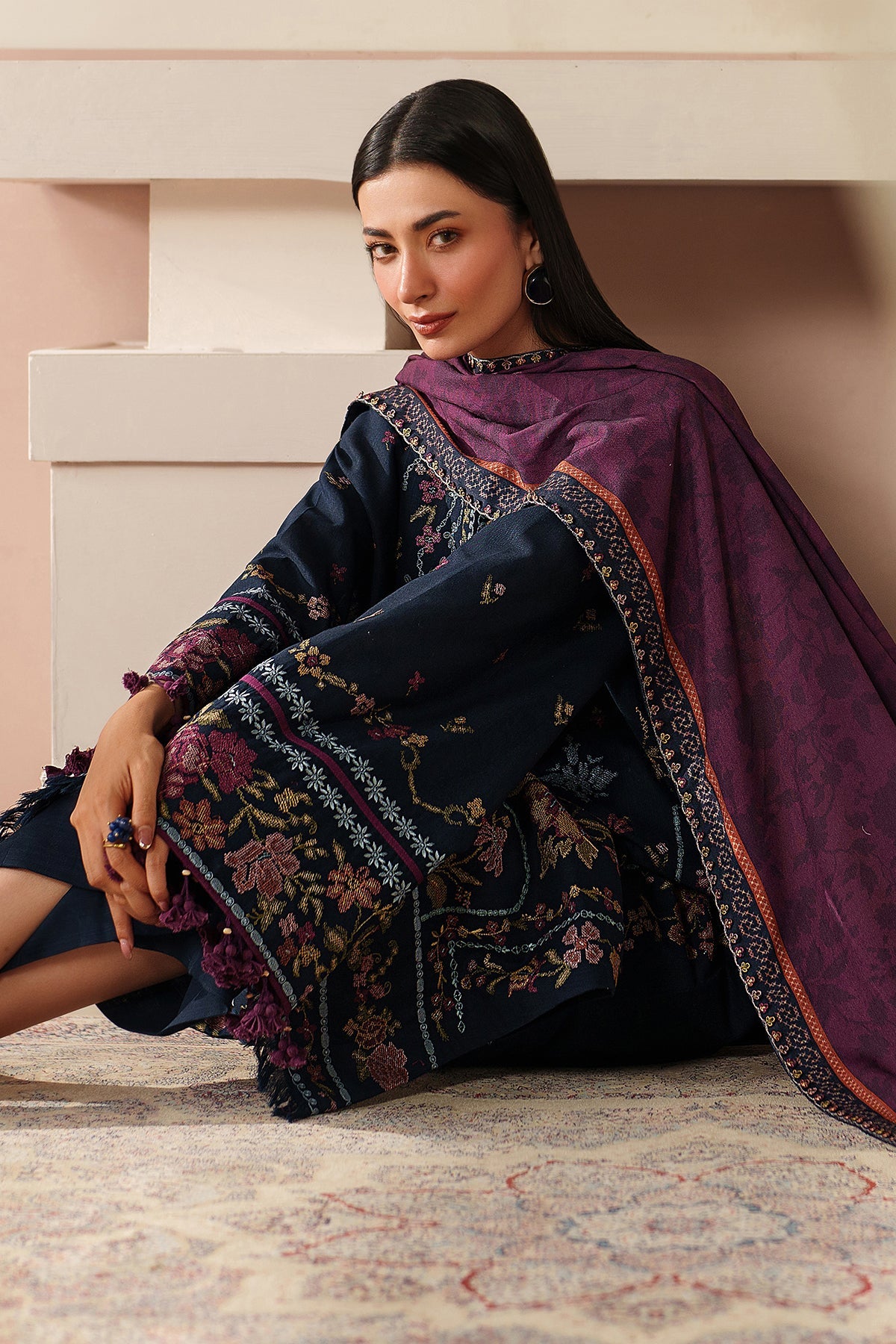 EMBROIDERED KHADDAR UF-4350