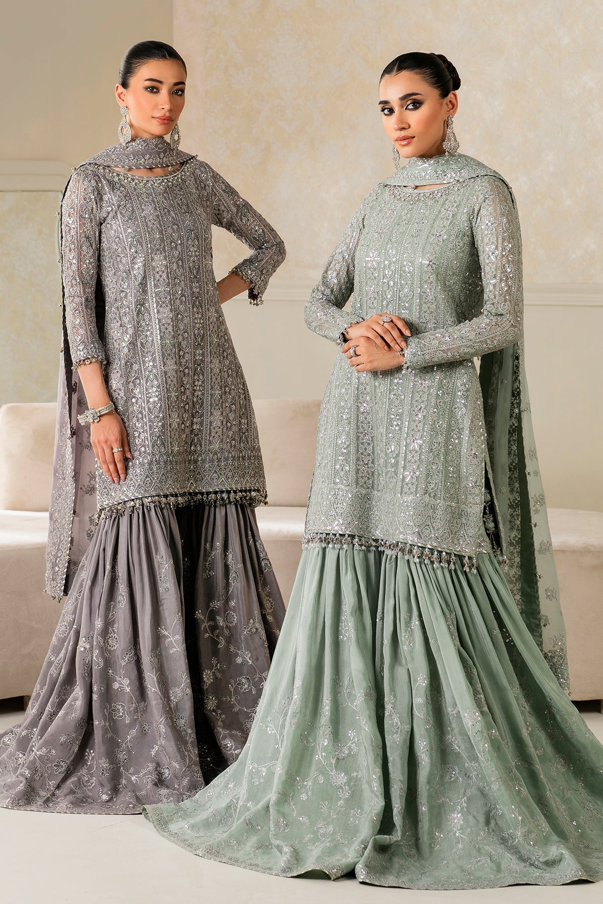 EMBROIDERED CHIFFON SF-4160