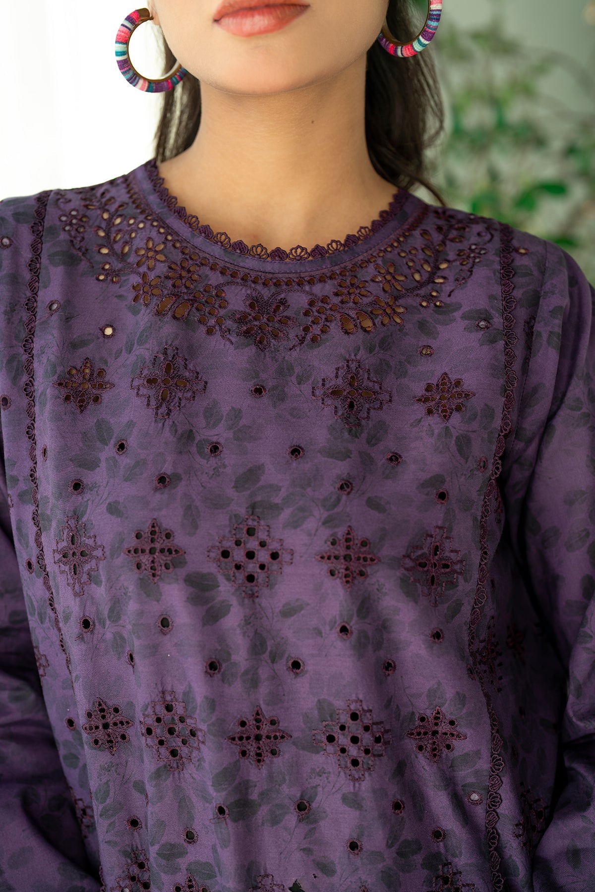 EMBROIDERED LAWN SF-4096