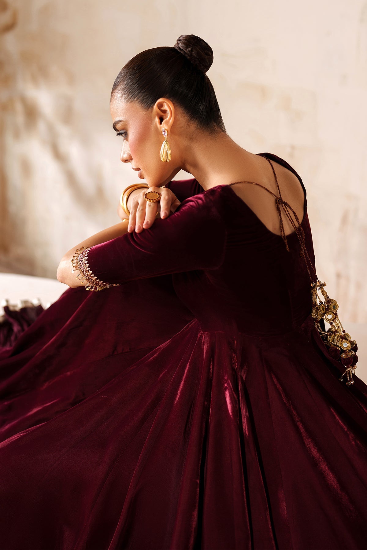 EMBROIDERED VELVET PR-1207