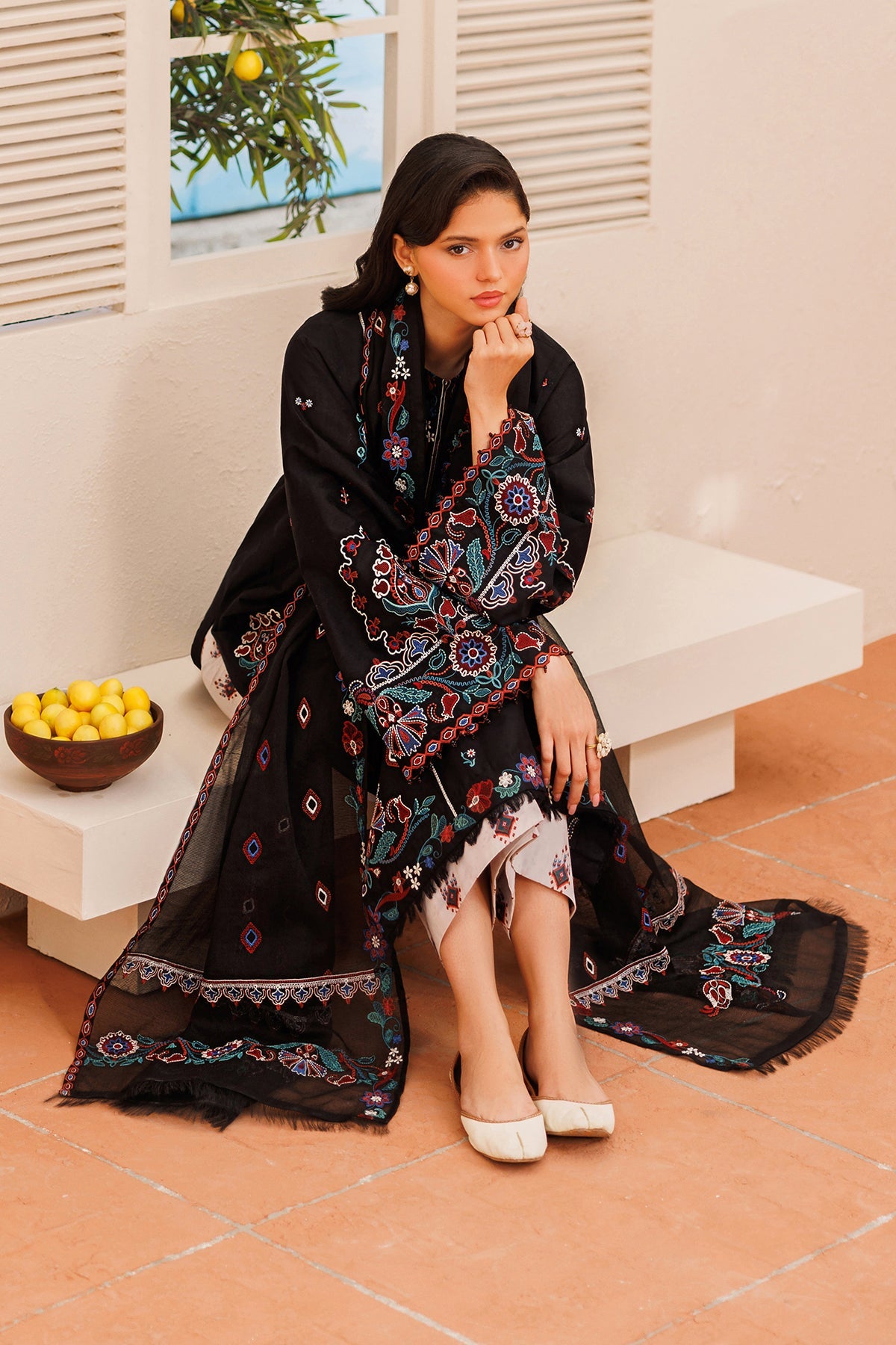 EMBROIDERED LAWN SF-4391