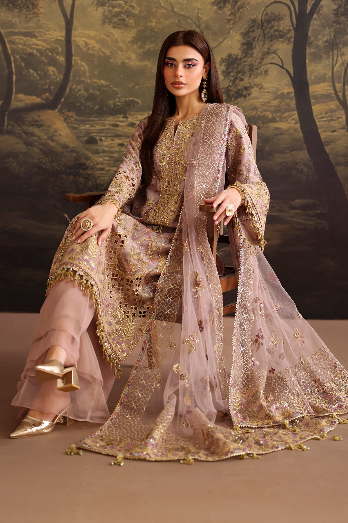 EMBROIDERED NET UF-4378