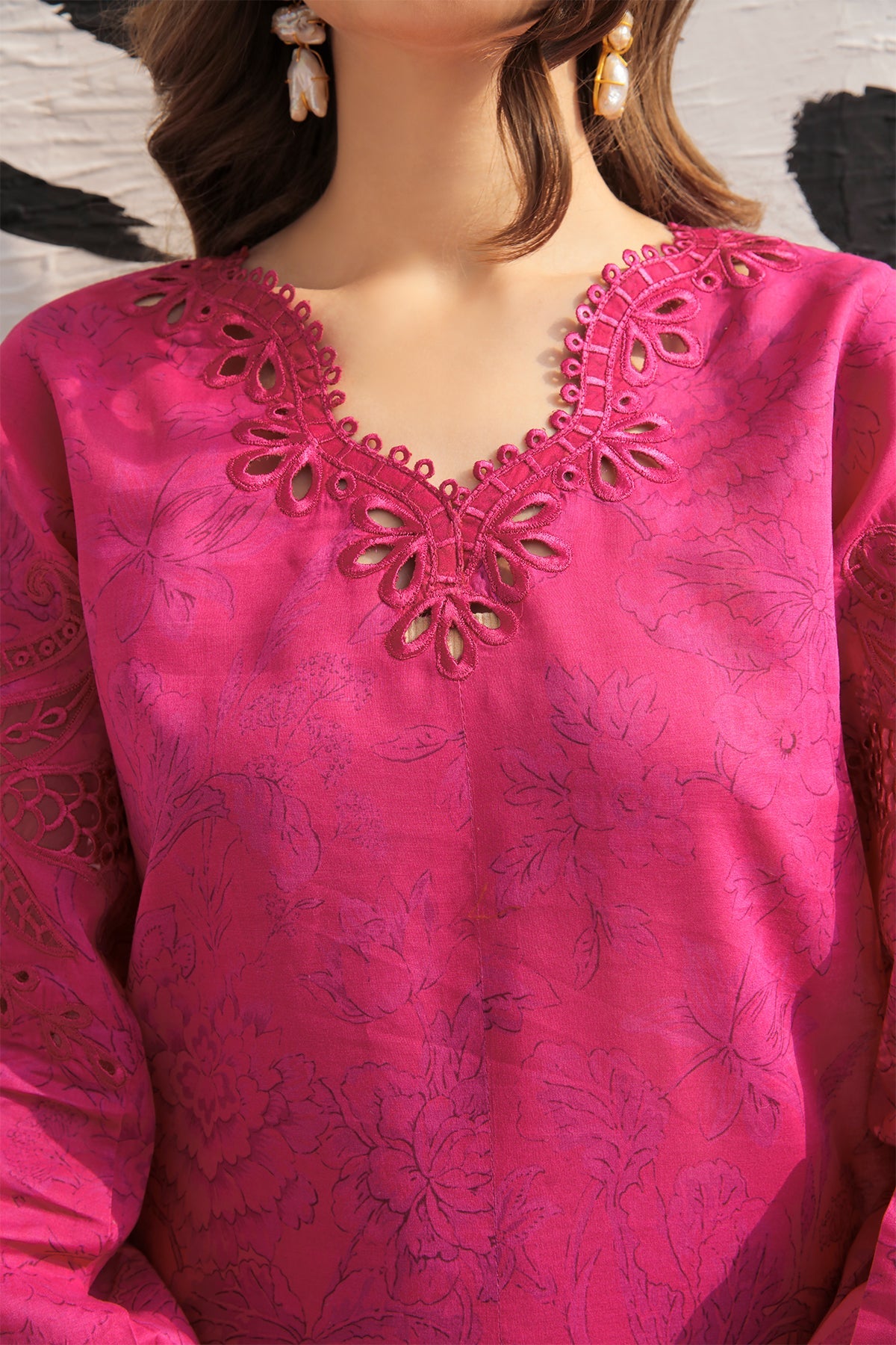 EMBROIDERED LAWN UF-308