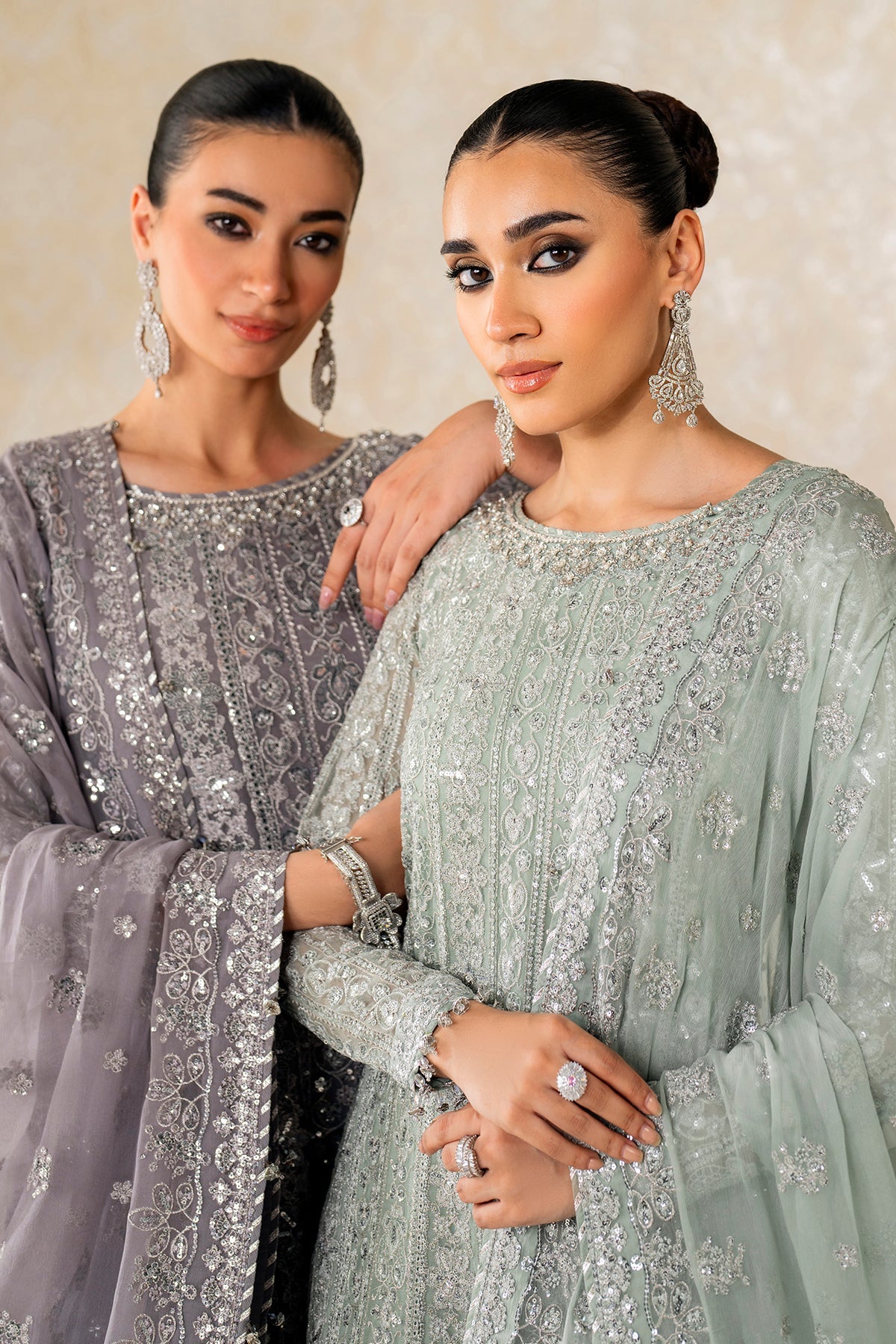 EMBROIDERED CHIFFON SF-4160