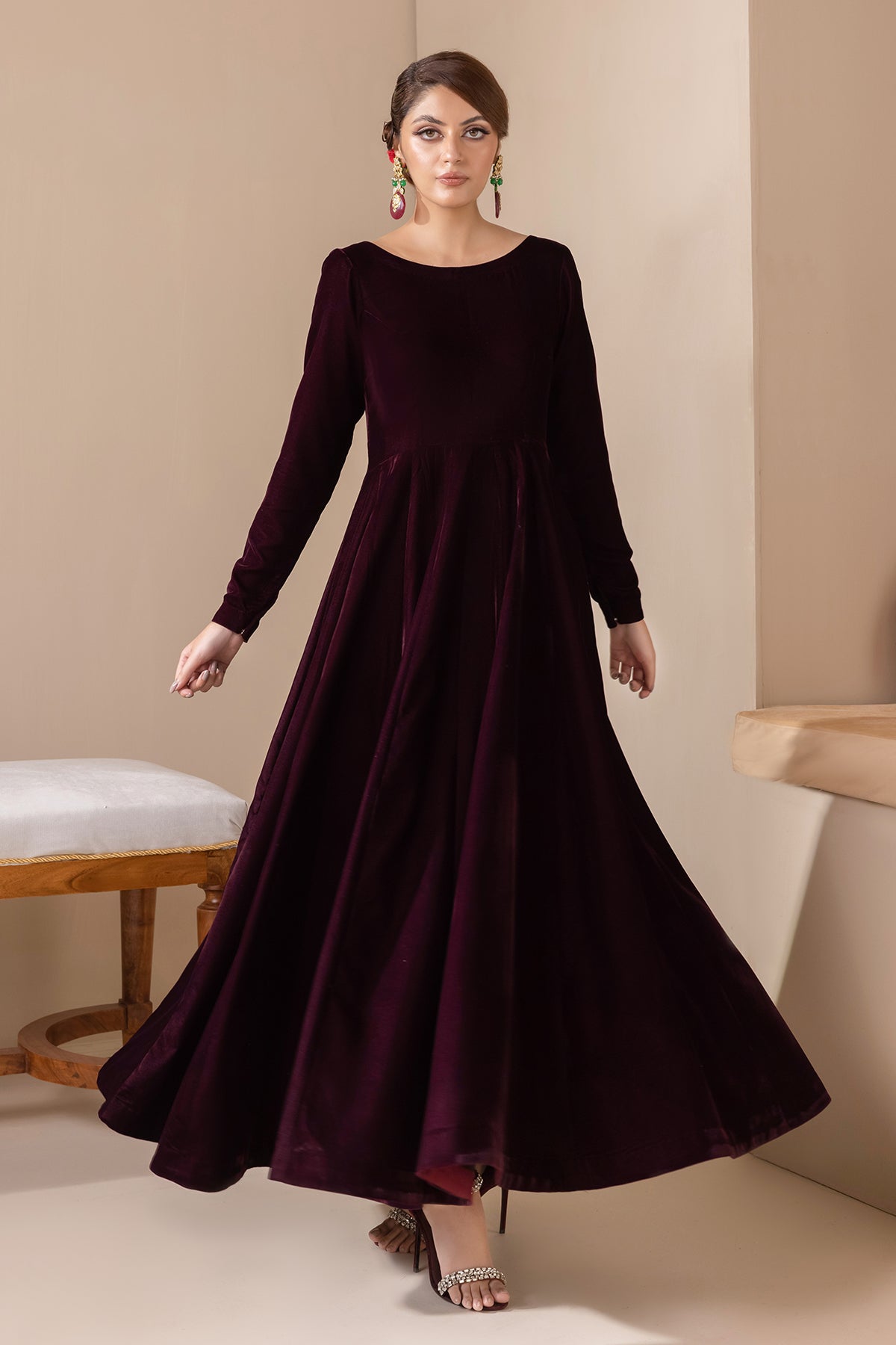 Velvet dress design ideas | Maroon Velvet dress design ideas | Winter wear  2023 | Pakistani winter wear ideas | Latest dress design ideas… | Instagram