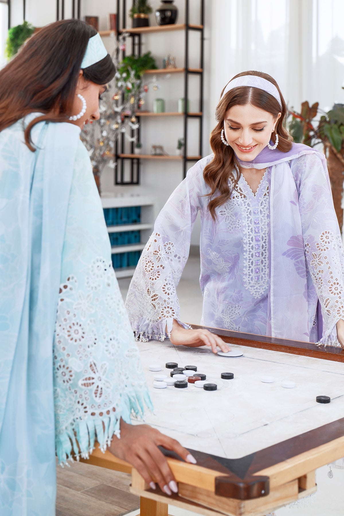 EMBROIDERED PRINTED LAWN SF-4074