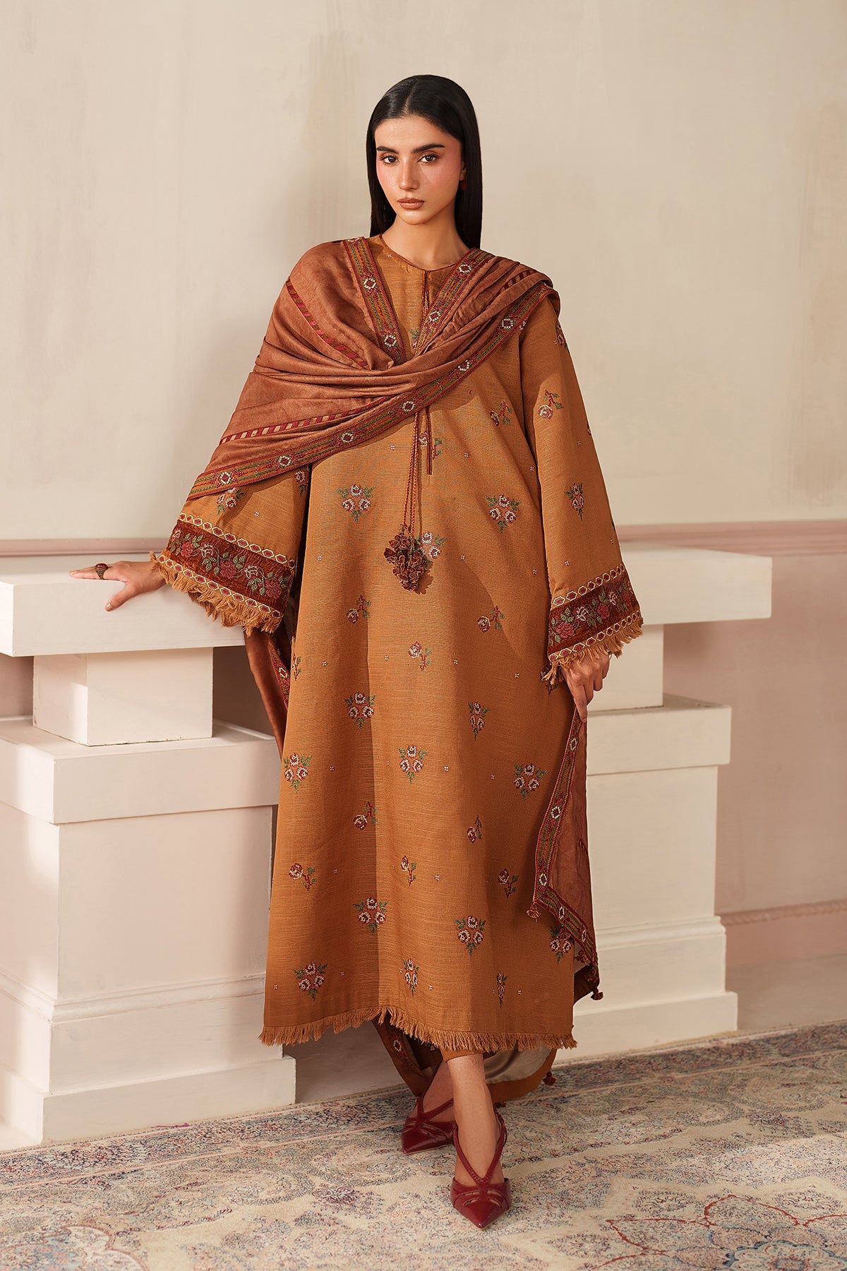 EMBROIDERED KHADDAR UF-4351