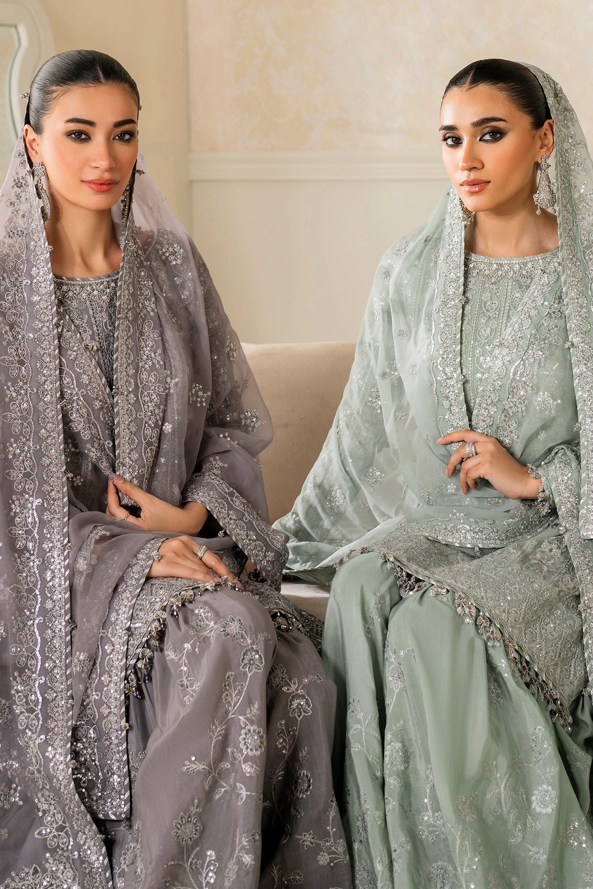 EMBROIDERED CHIFFON SF-4160