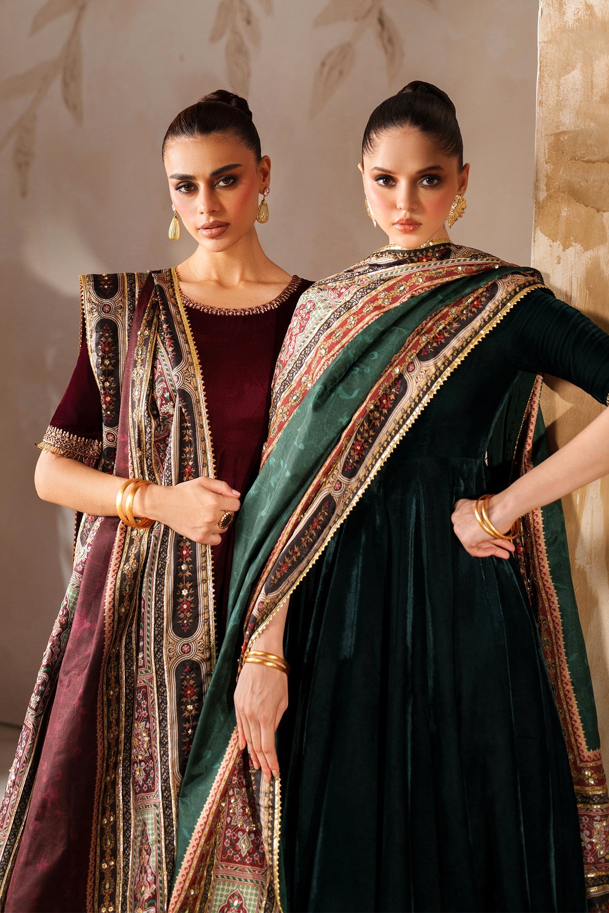 EMBROIDERED VELVET PR-1208