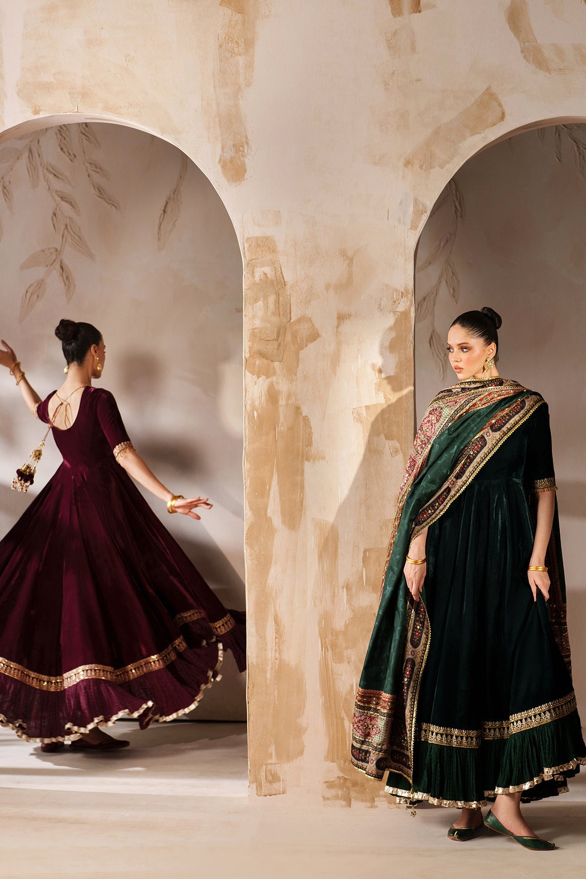 EMBROIDERED VELVET PR-1208