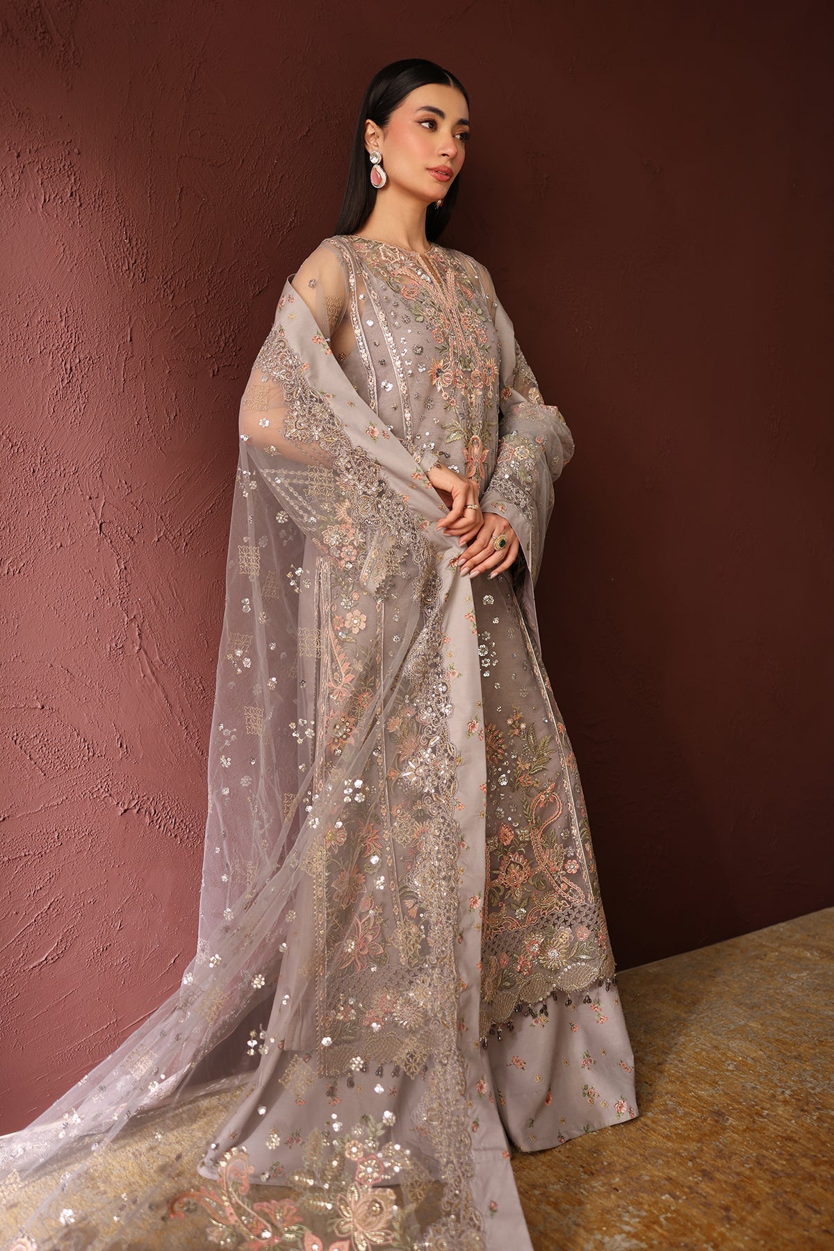 EMBROIDERED NET UF-4487
