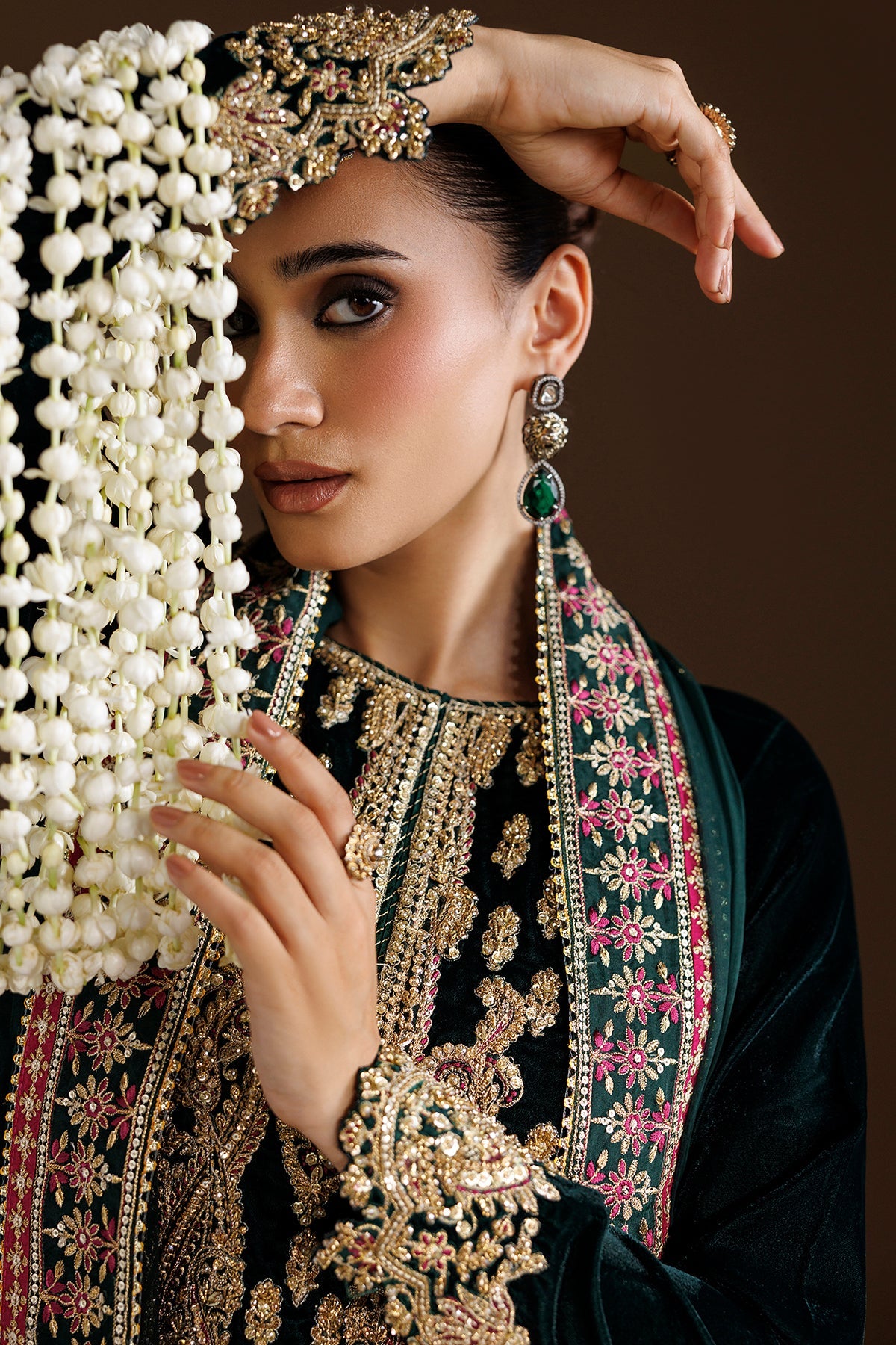 EMBROIDERED VELVET PR-1407