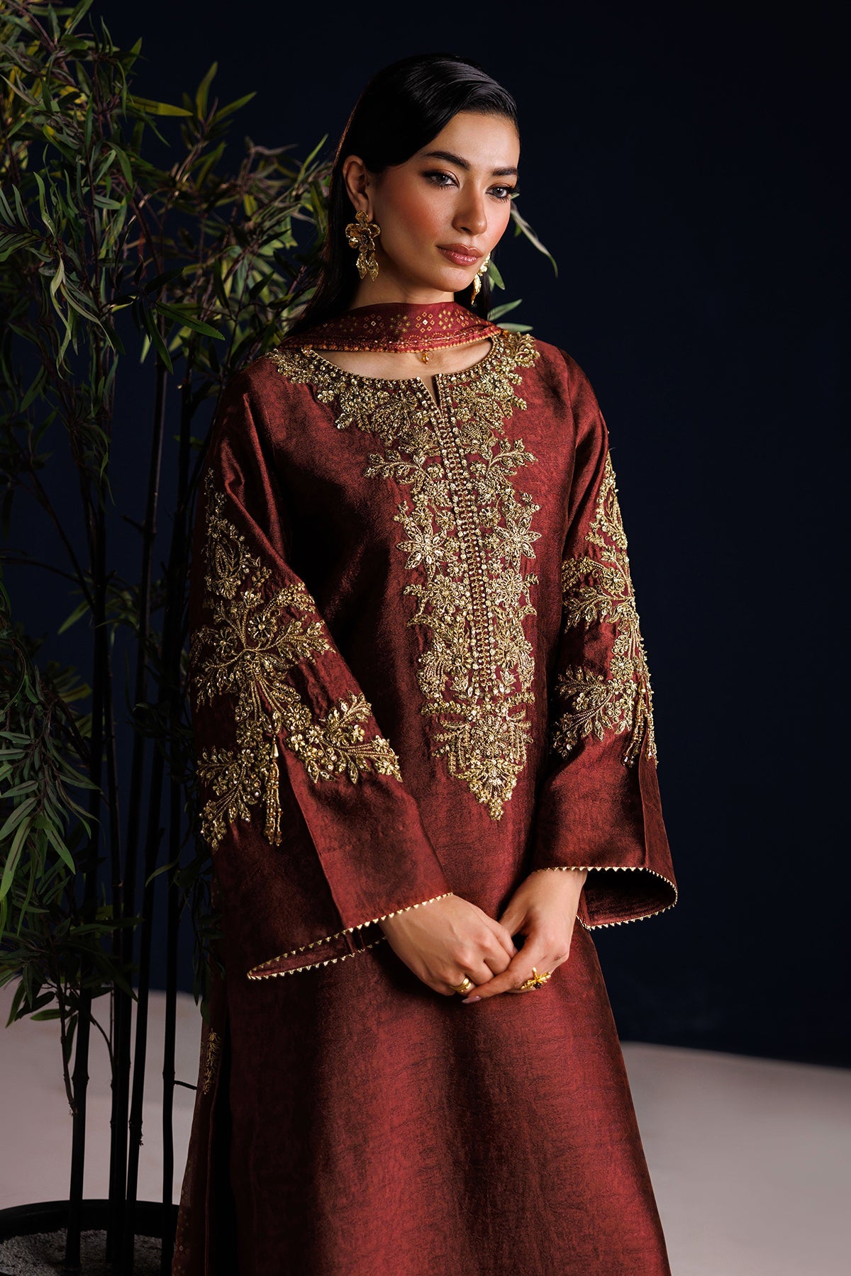EMBROIDERED SHEESHA SILK PR-1313