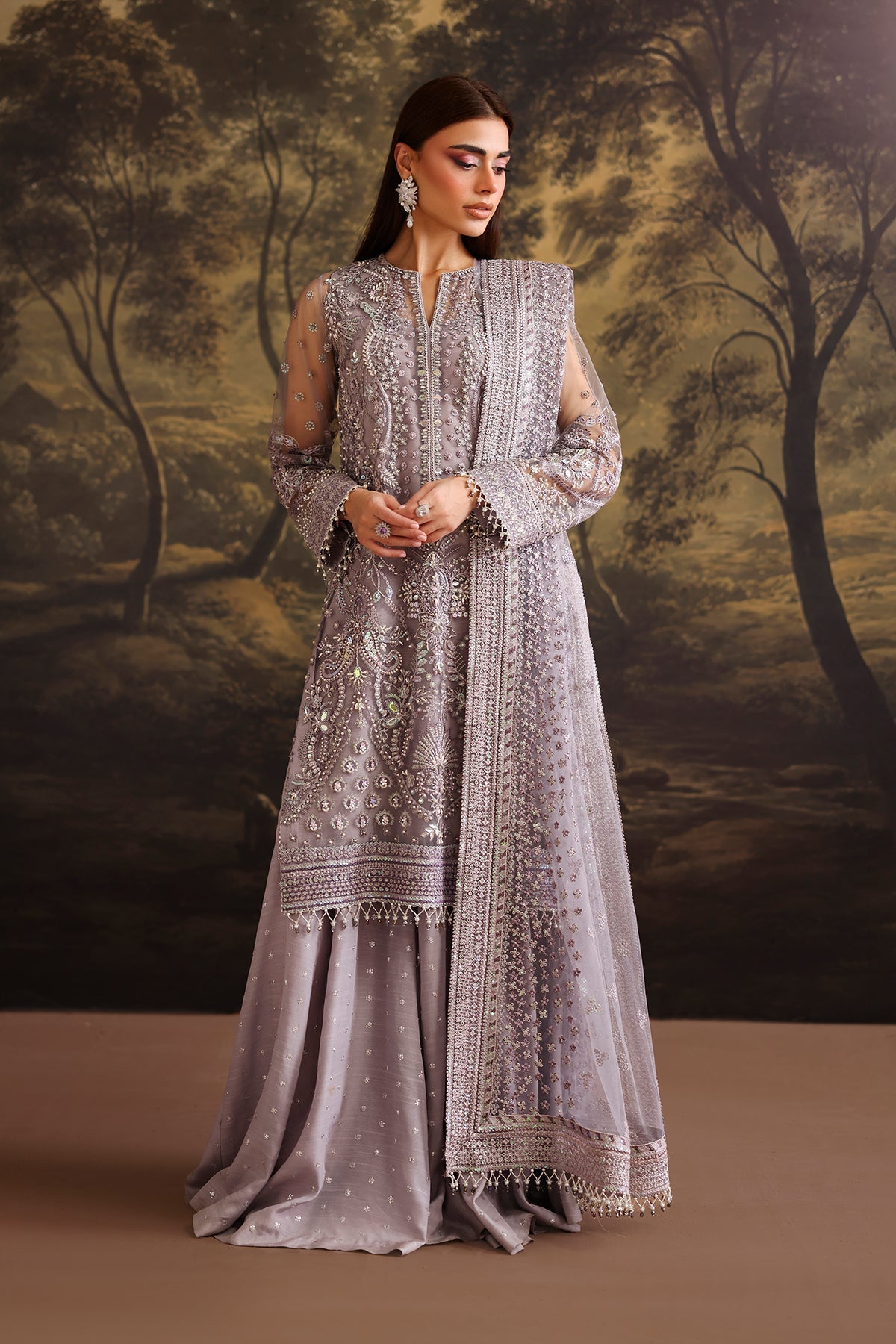 EMBROIDERED NET SF-4379