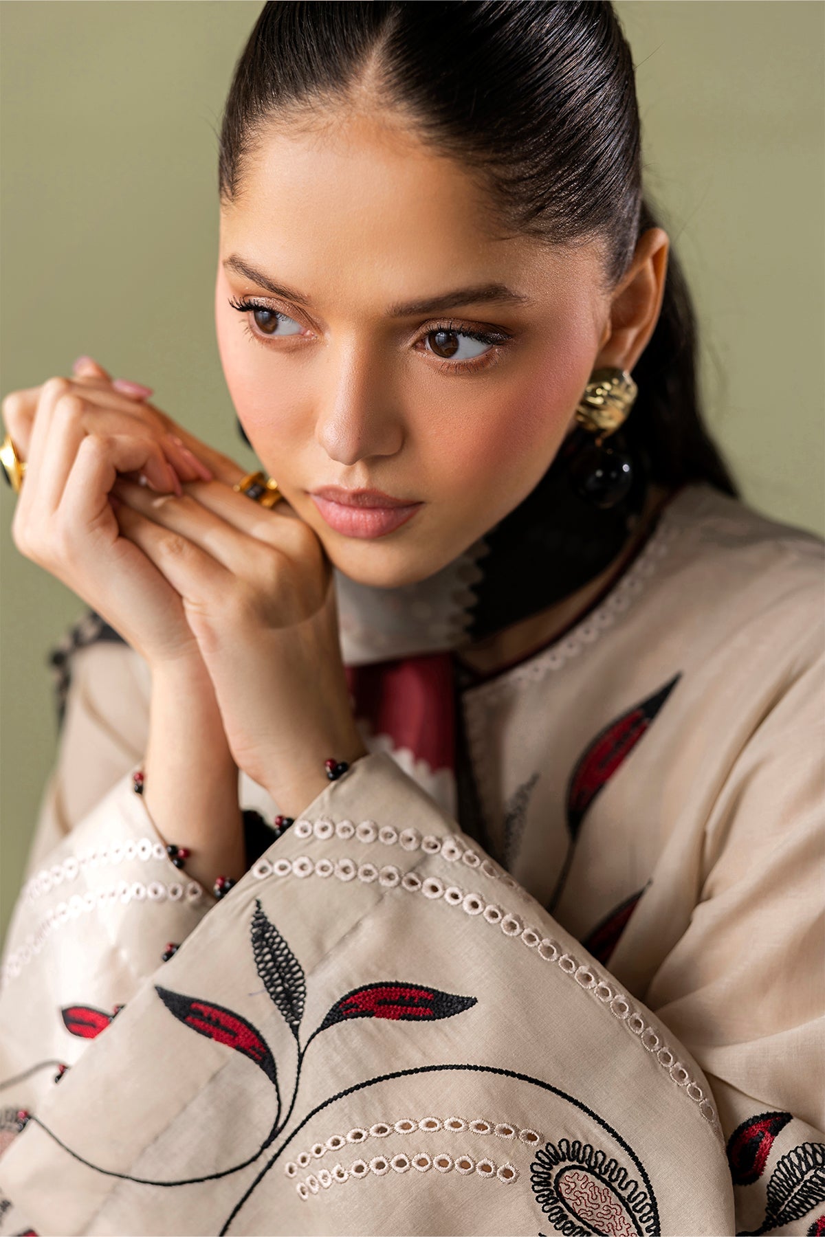 EMBROIDERED LAWN SF-4418
