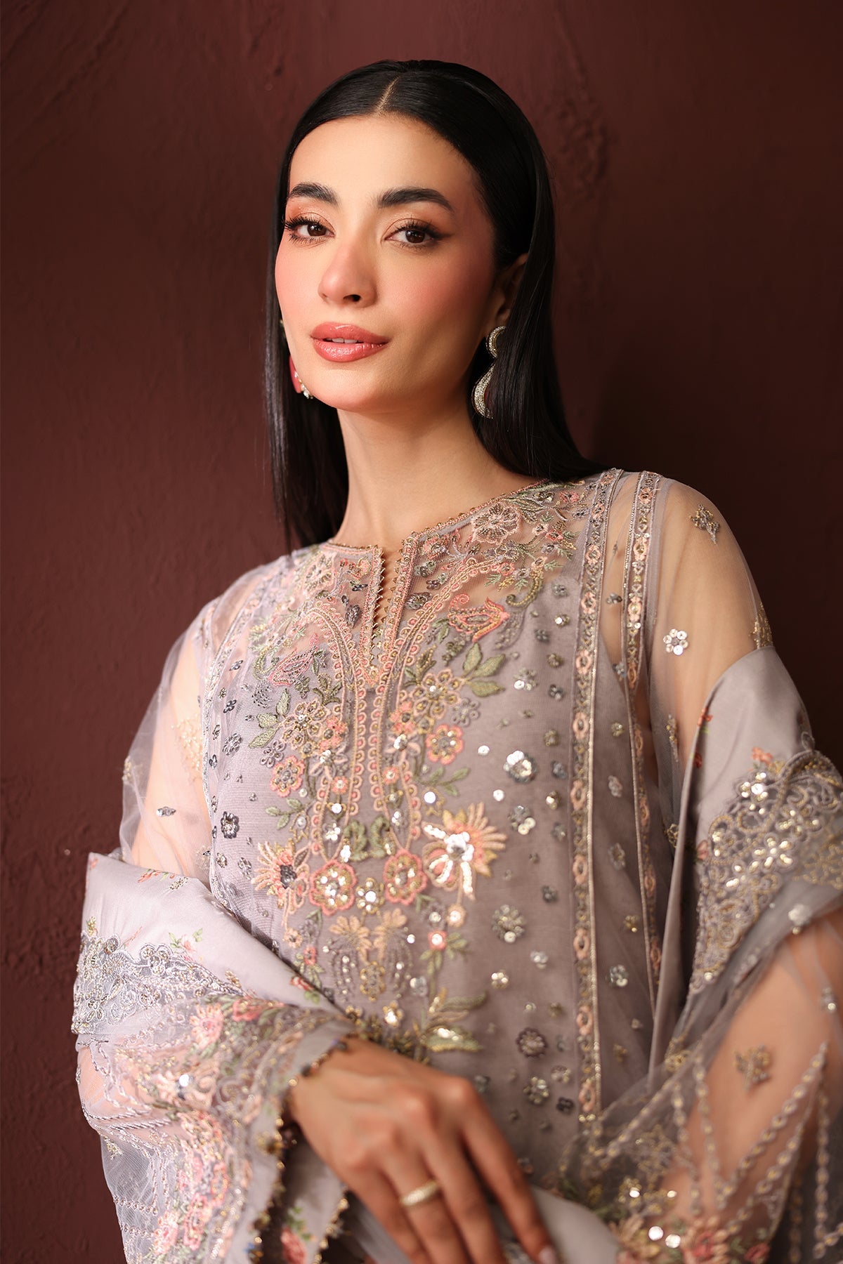 EMBROIDERED NET UF-4487