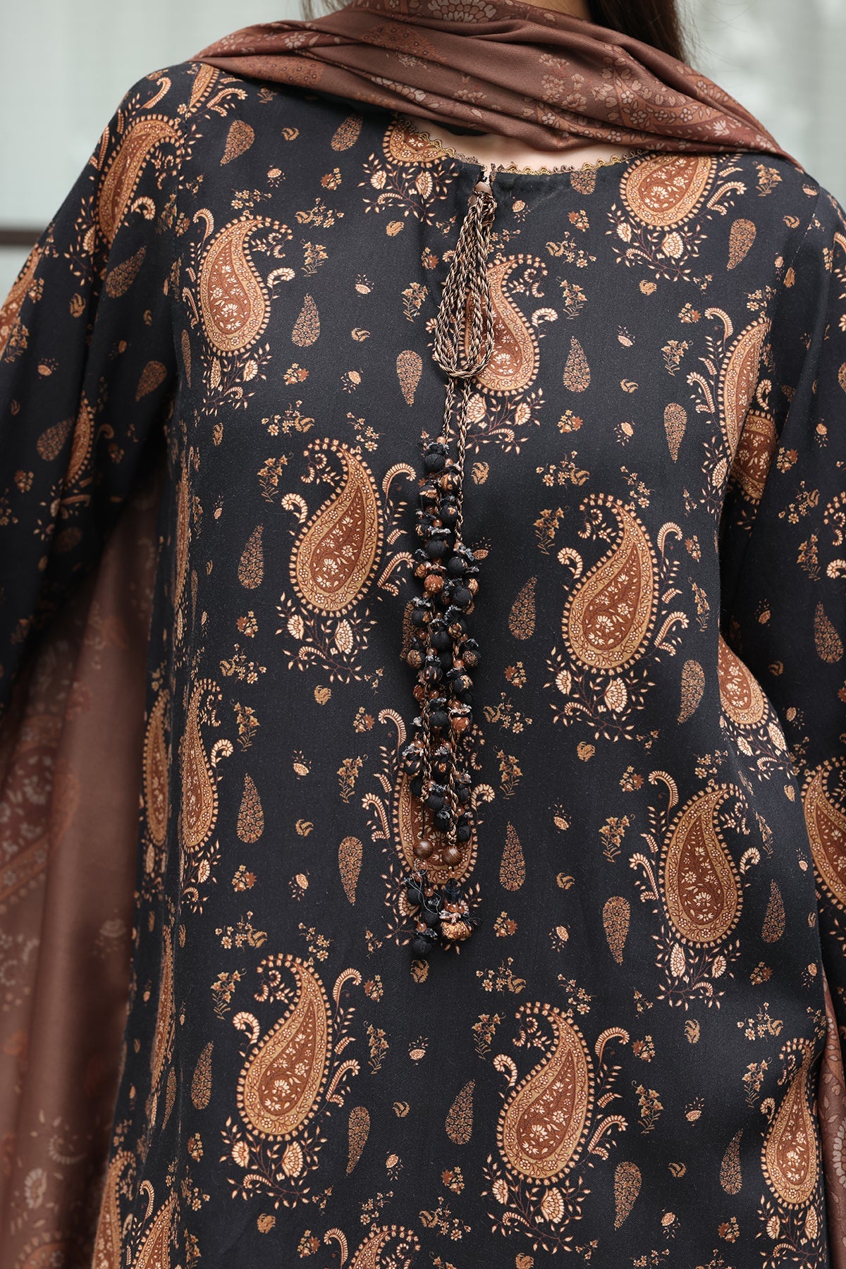 EMBRIODERED VISCOSE SILK SF-4613