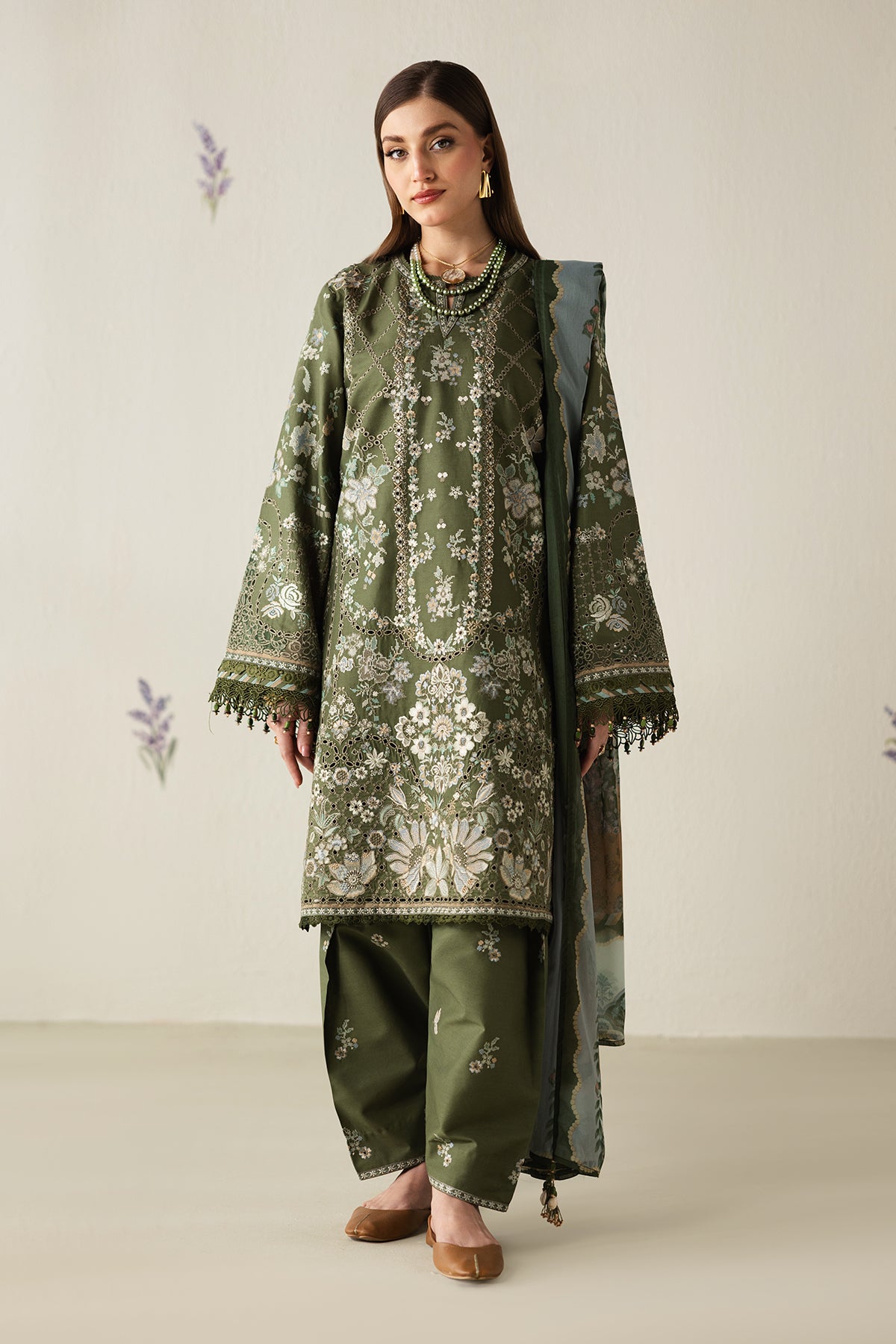 EMBROIDERED LAWN SF-4431