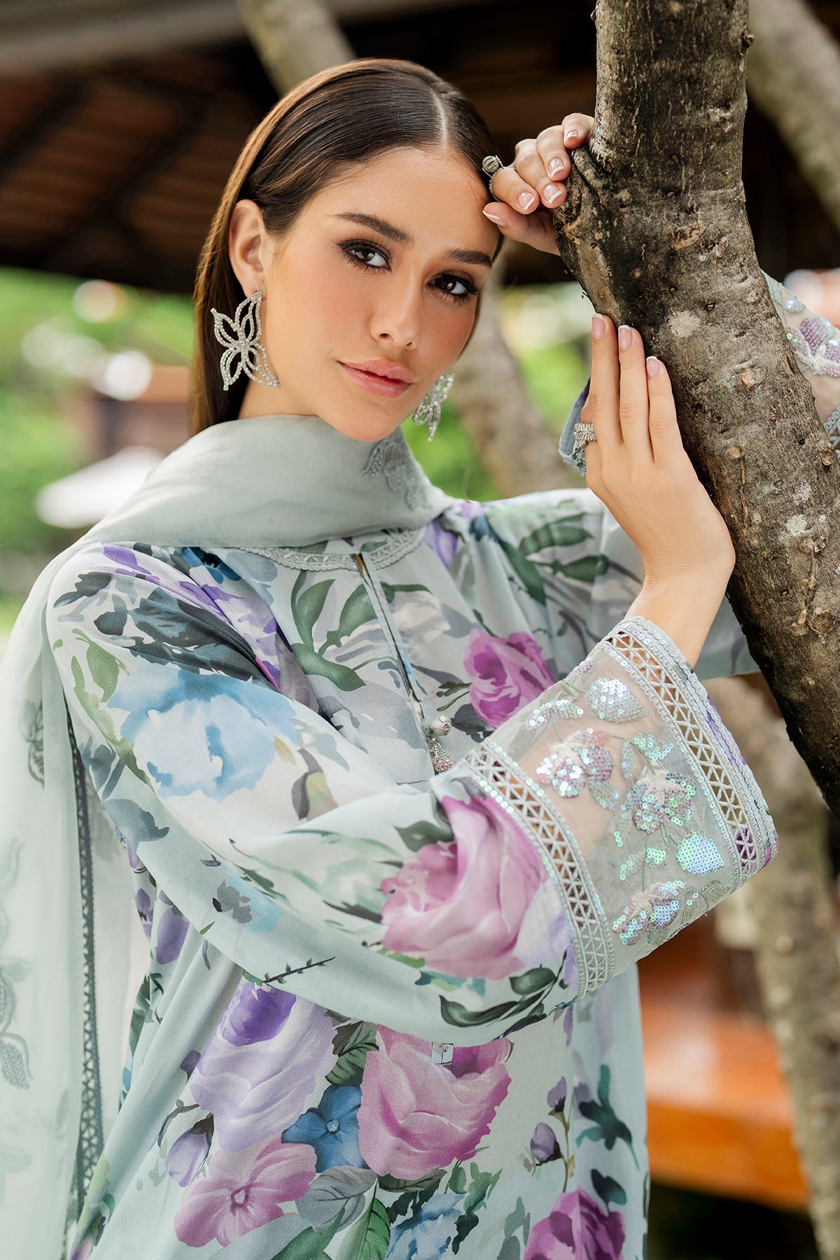 EMBROIDERED LAWN UF-4268