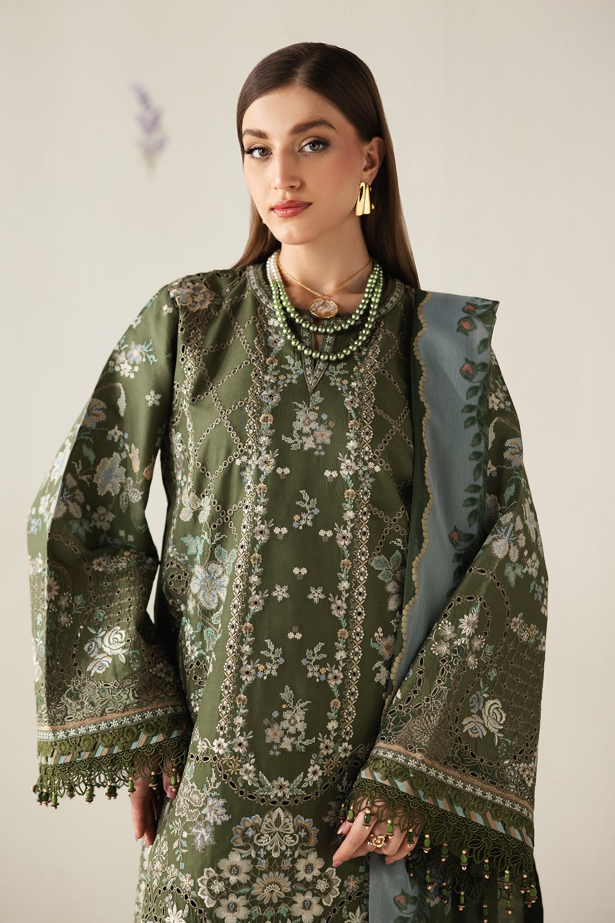 EMBROIDERED LAWN SF-4431