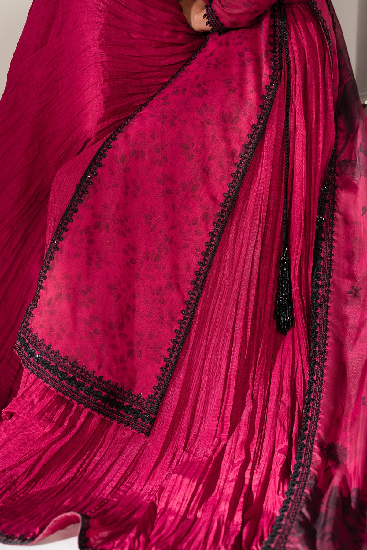 EMBROIDERED CHIFFON SF-4138