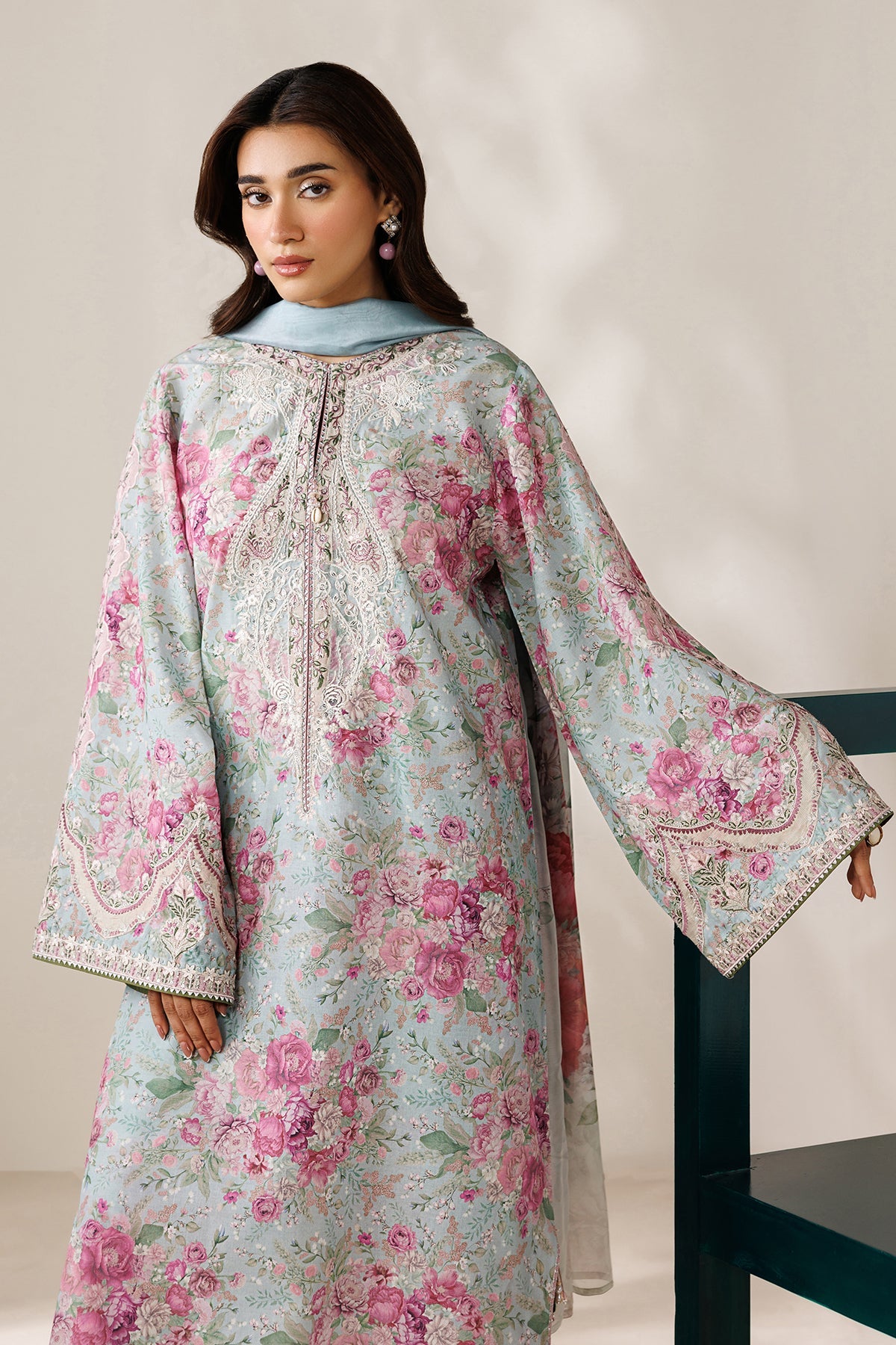 EMBROIDERED PRINTED LAWN PR-1272