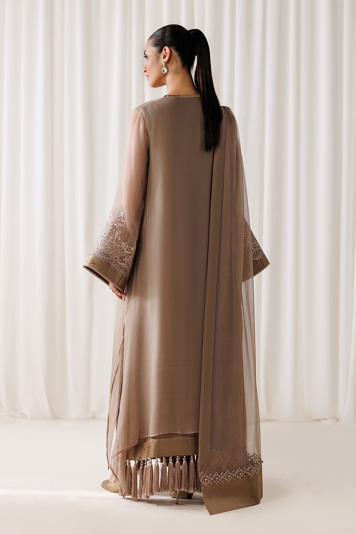 EMBROIDERED CHIFFON EN-1302