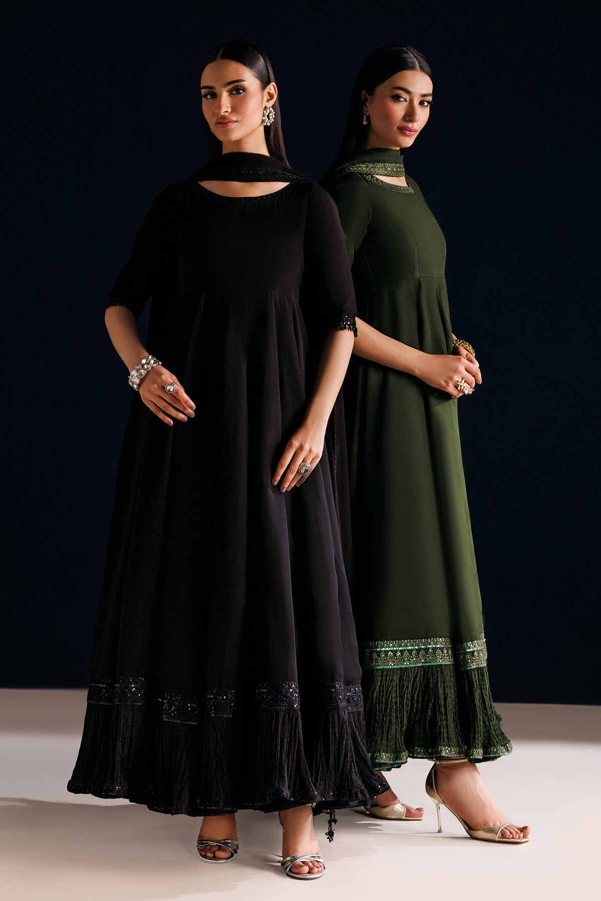 EMBROIDERED CHIFFON PR-1317