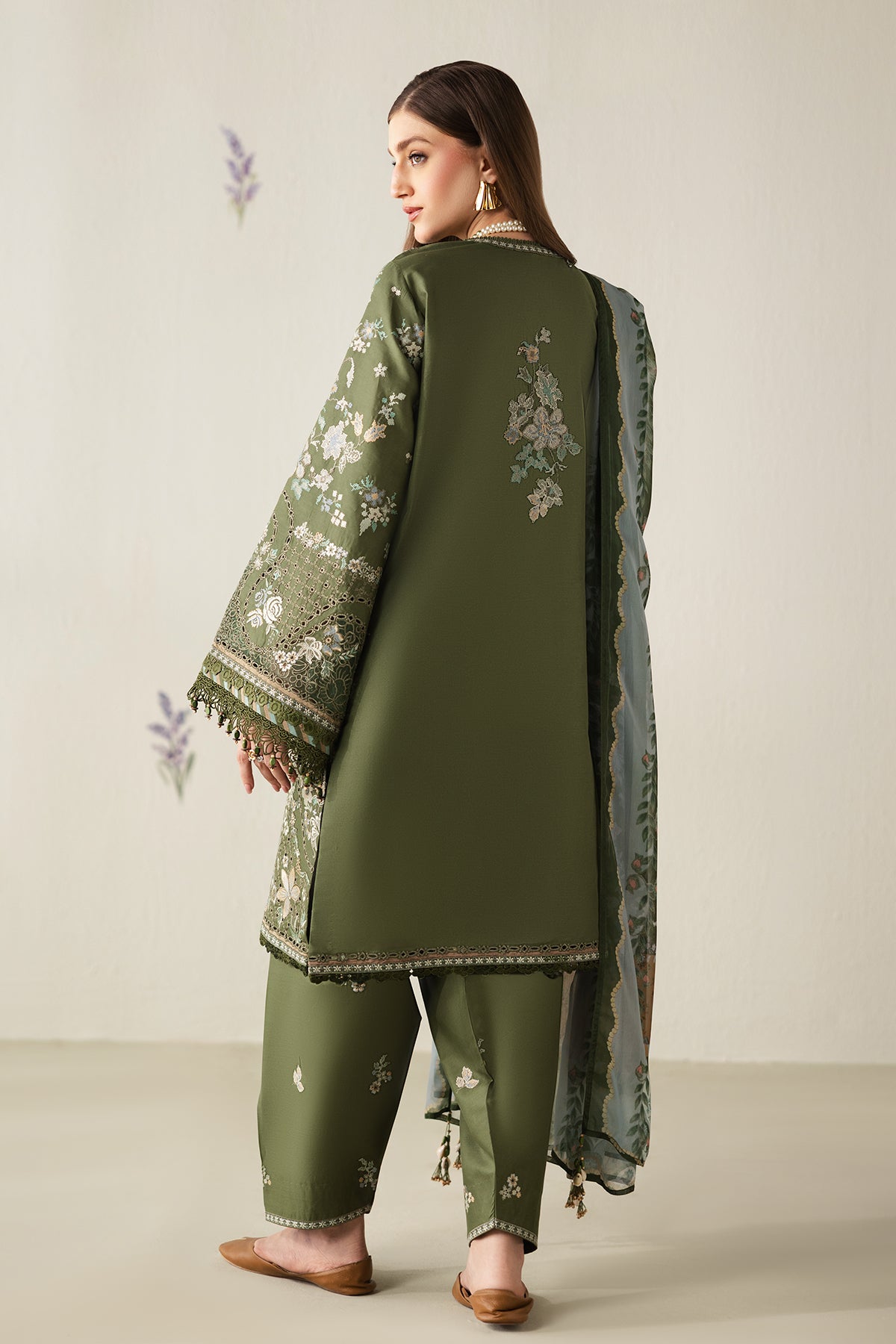 EMBROIDERED LAWN SF-4431