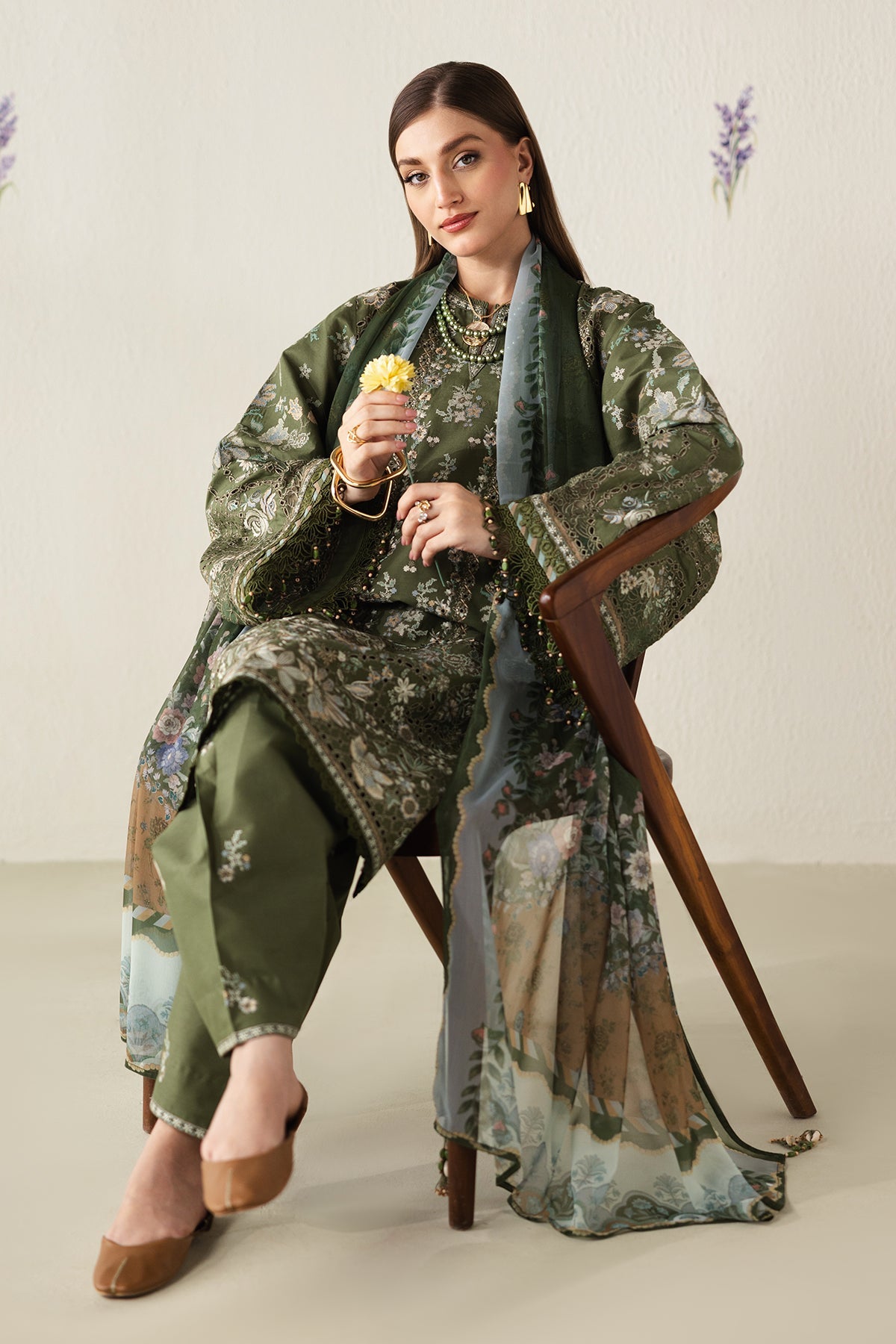 EMBROIDERED LAWN SF-4431