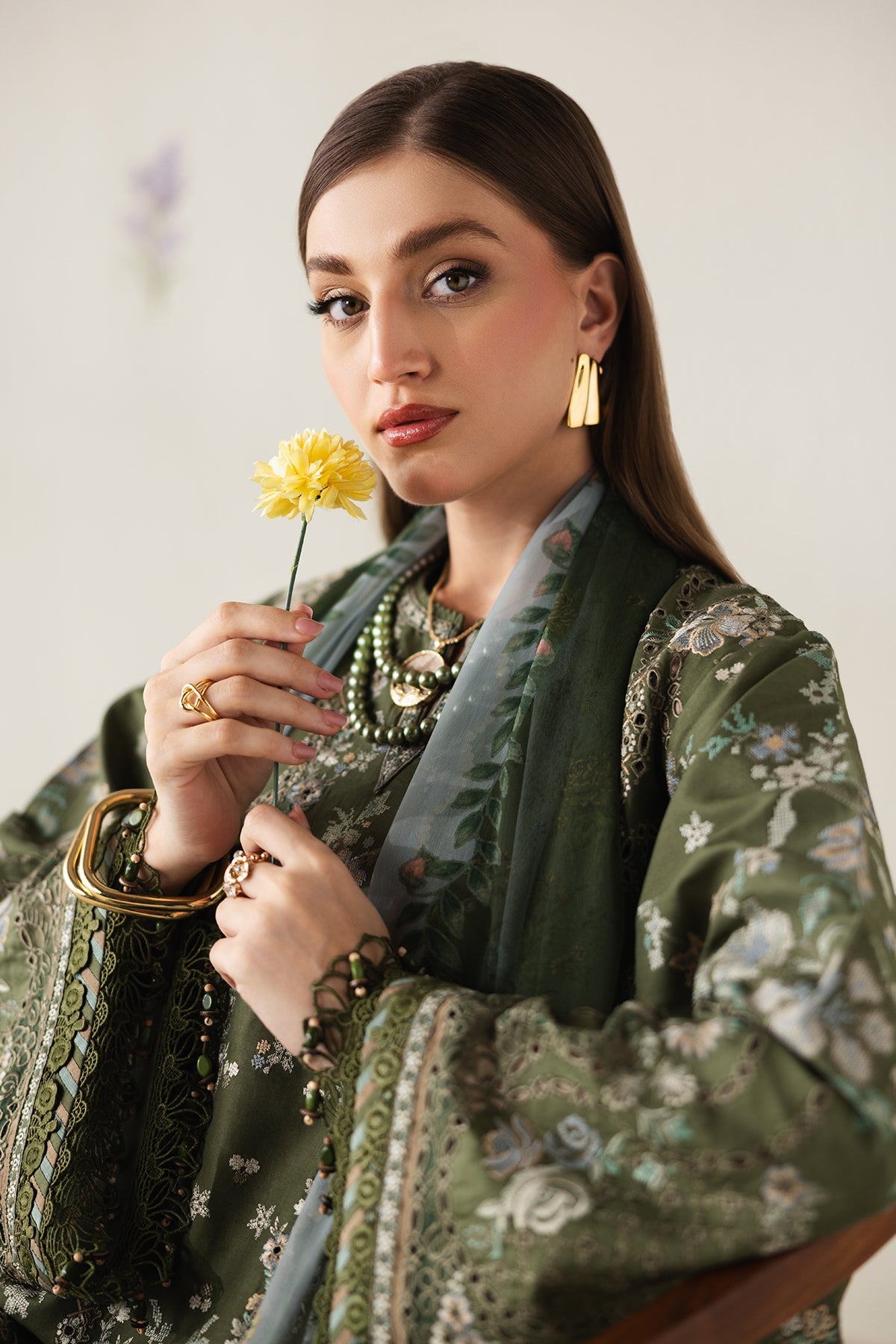 EMBROIDERED LAWN SF-4431